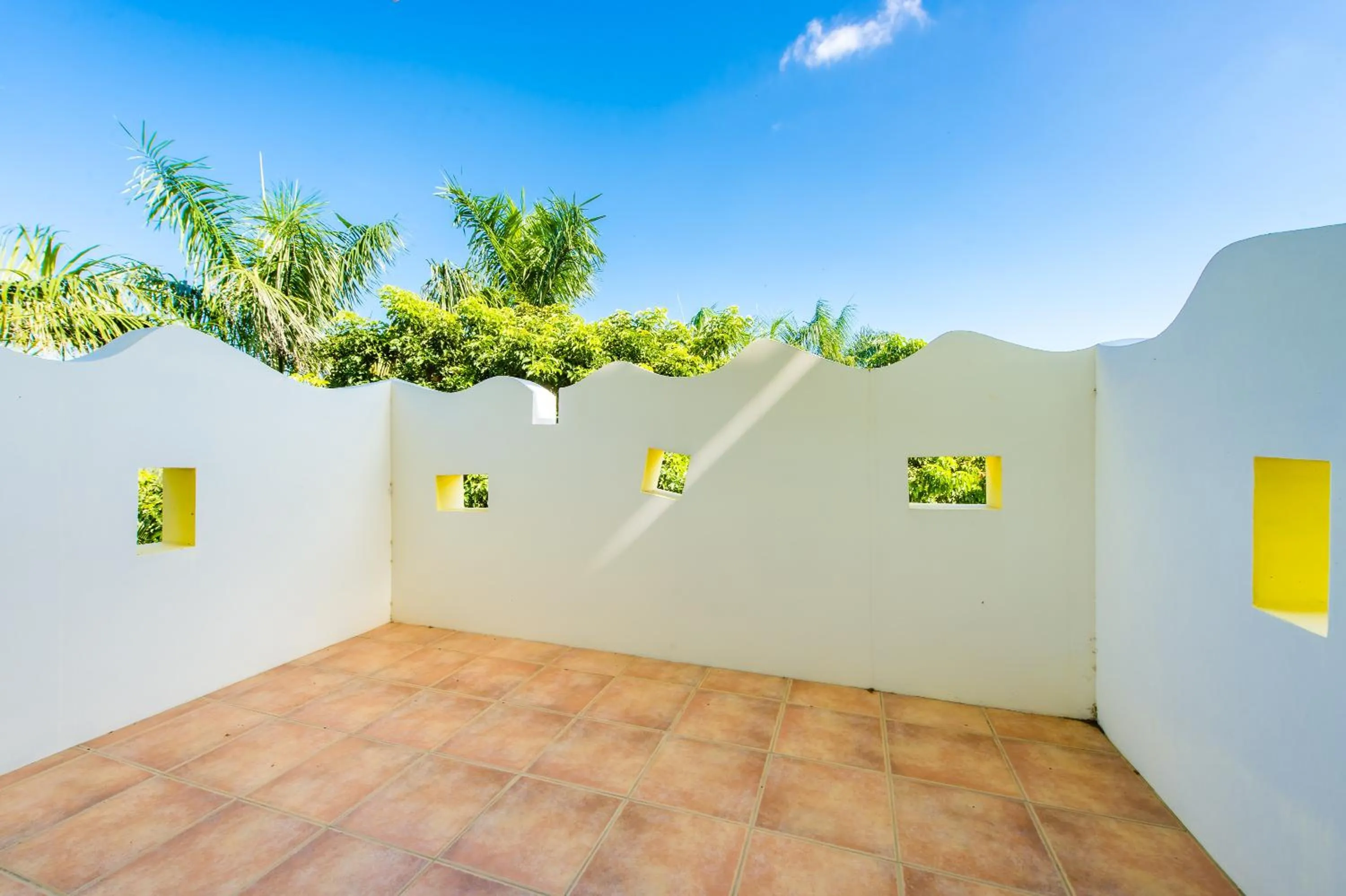 Balcony/Terrace in Summer Garden