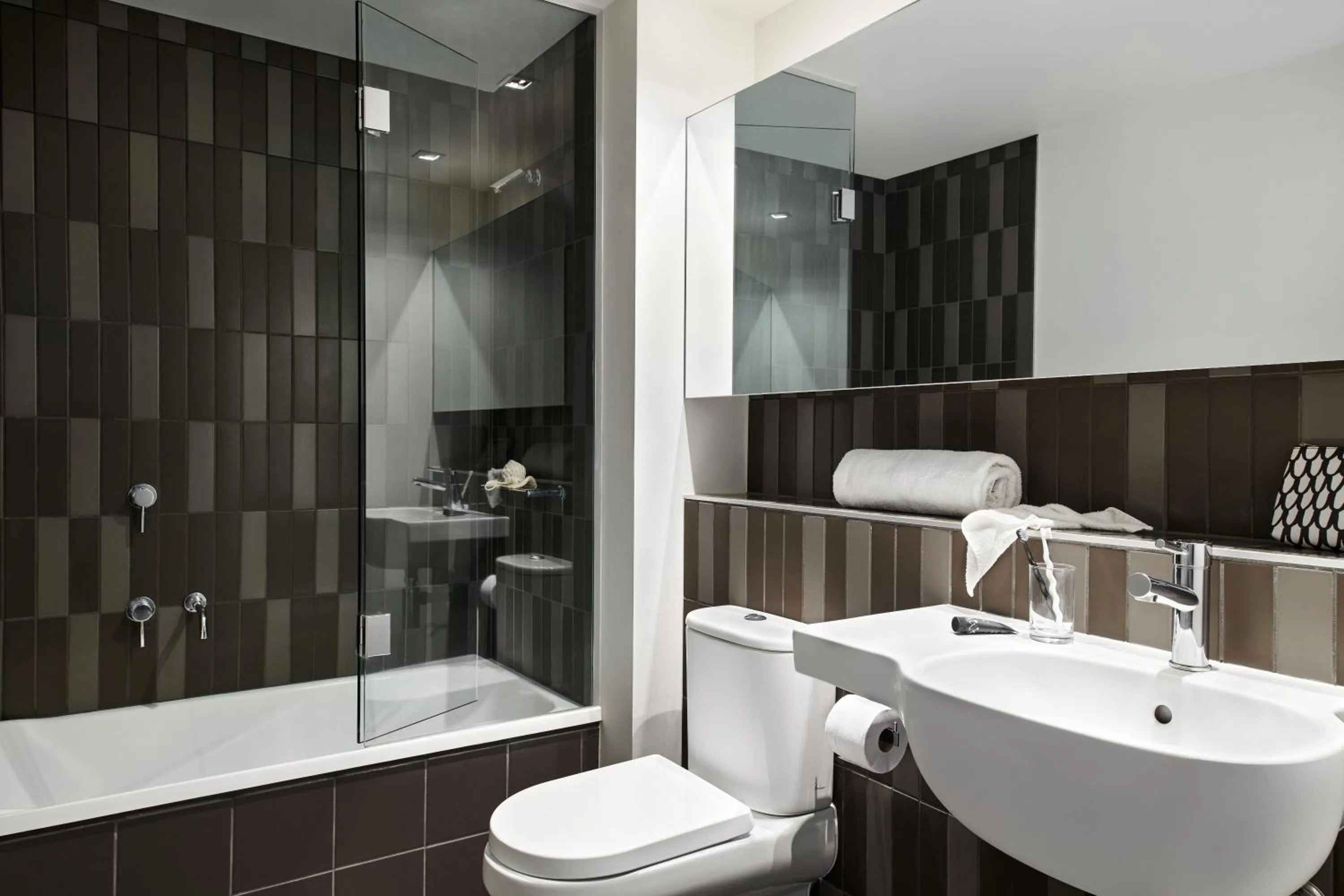 Bathroom in Dandenong Central Apartments Official