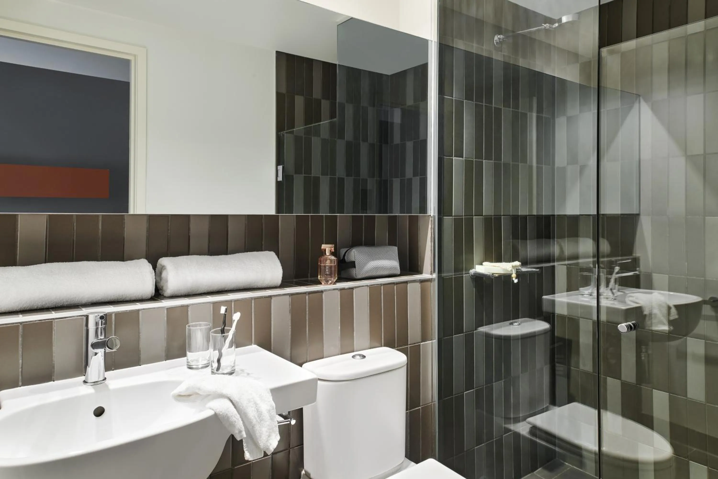 Bathroom in Dandenong Central Apartments Official