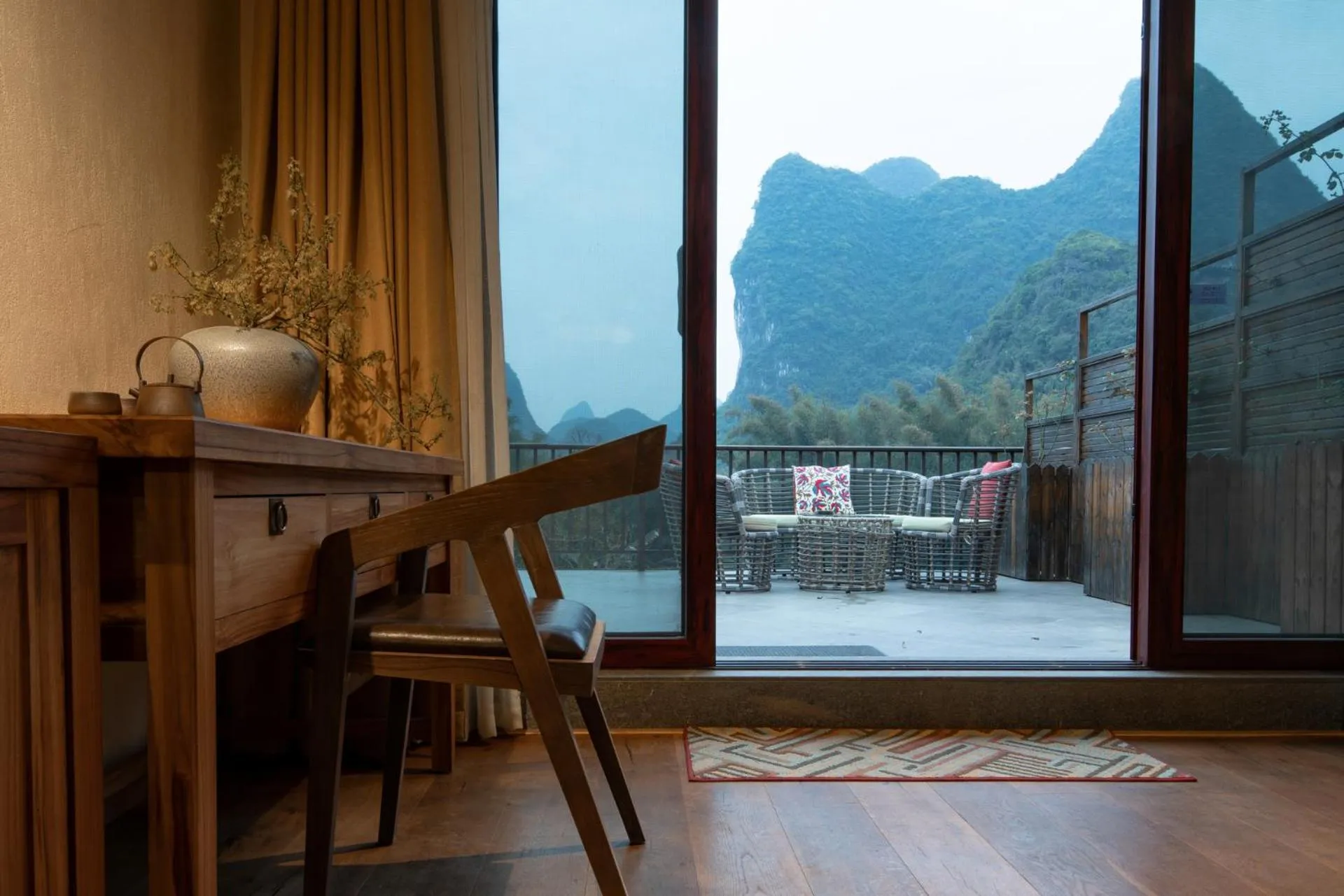 Natural landscape in Yangshuo The Apsara Lodge