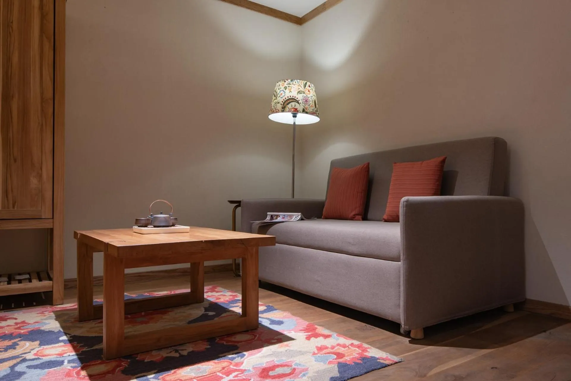 Living room in Yangshuo The Apsara Lodge