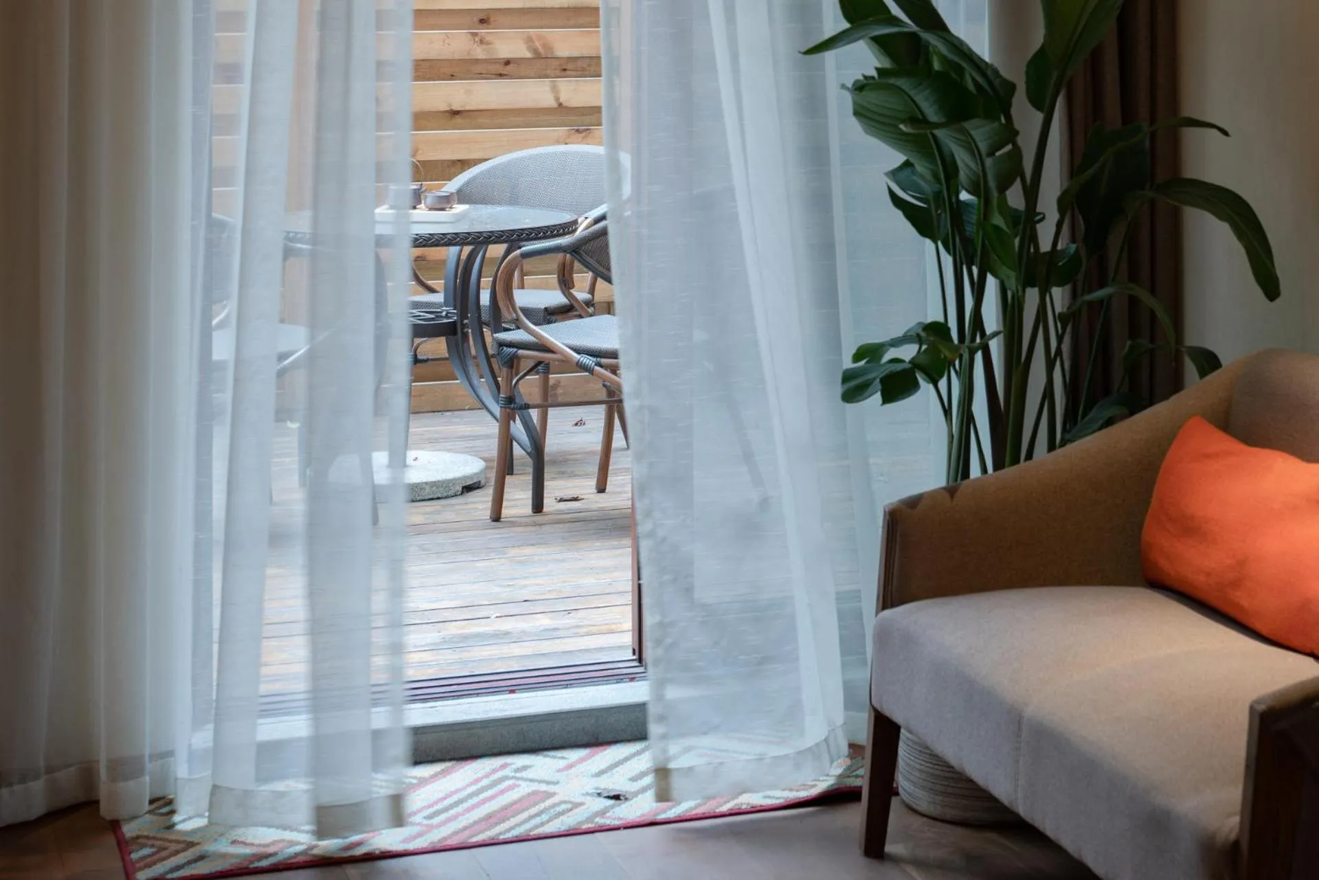 Balcony/Terrace in Yangshuo The Apsara Lodge