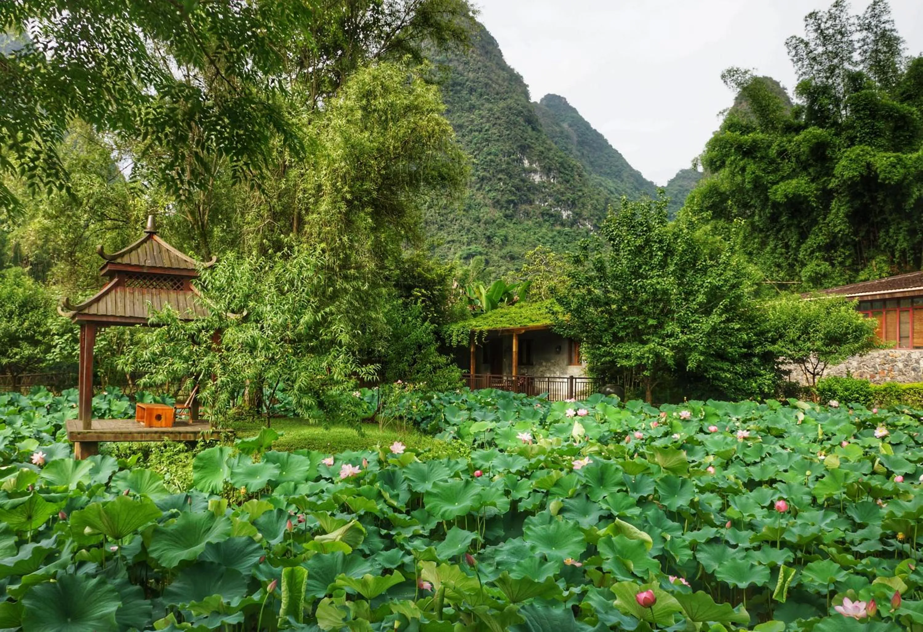 Property building in Yangshuo The Apsara Lodge