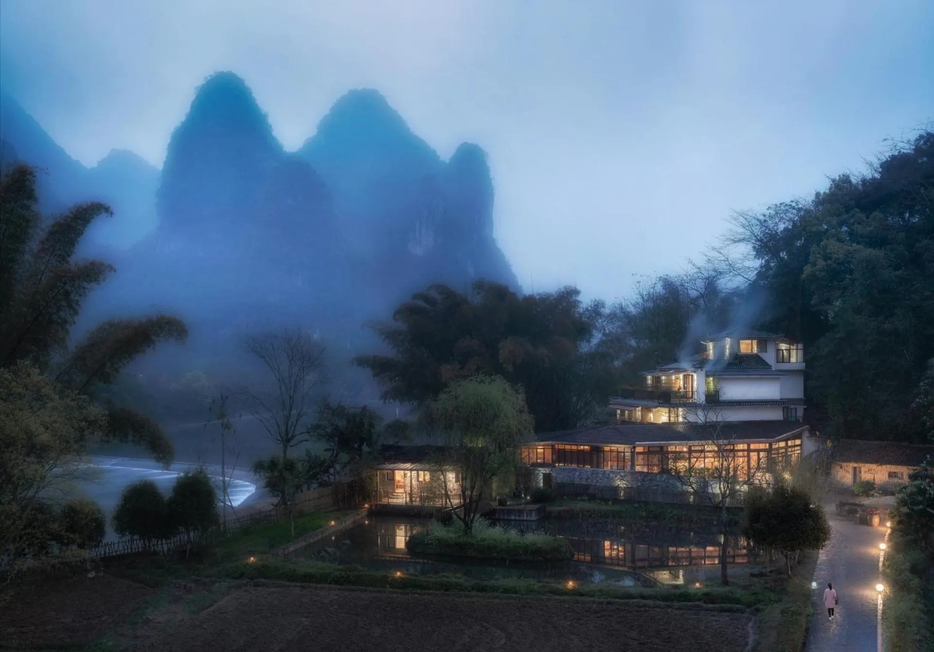 Property building in Yangshuo The Apsara Lodge