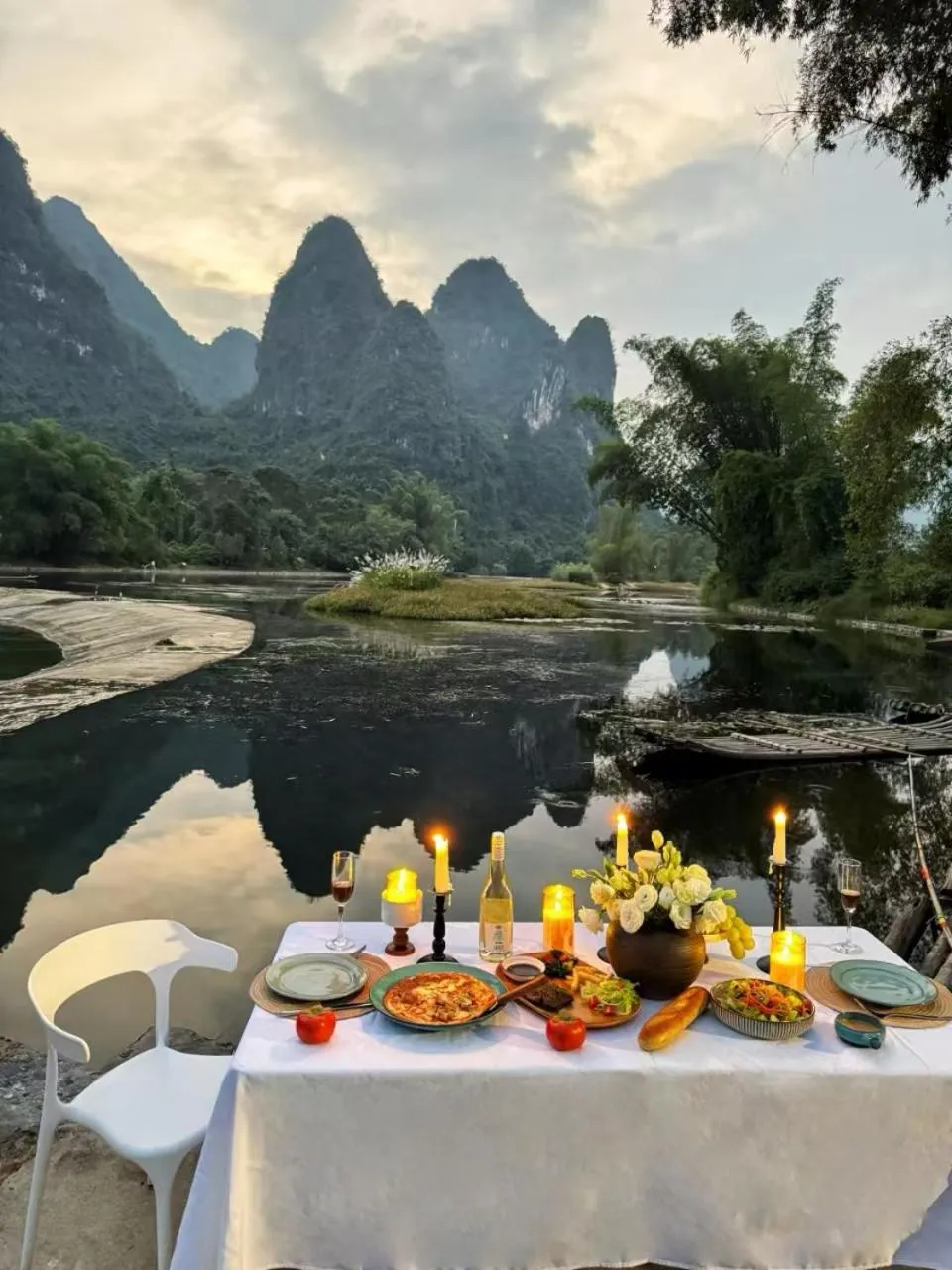 Natural landscape in Yangshuo The Apsara Lodge