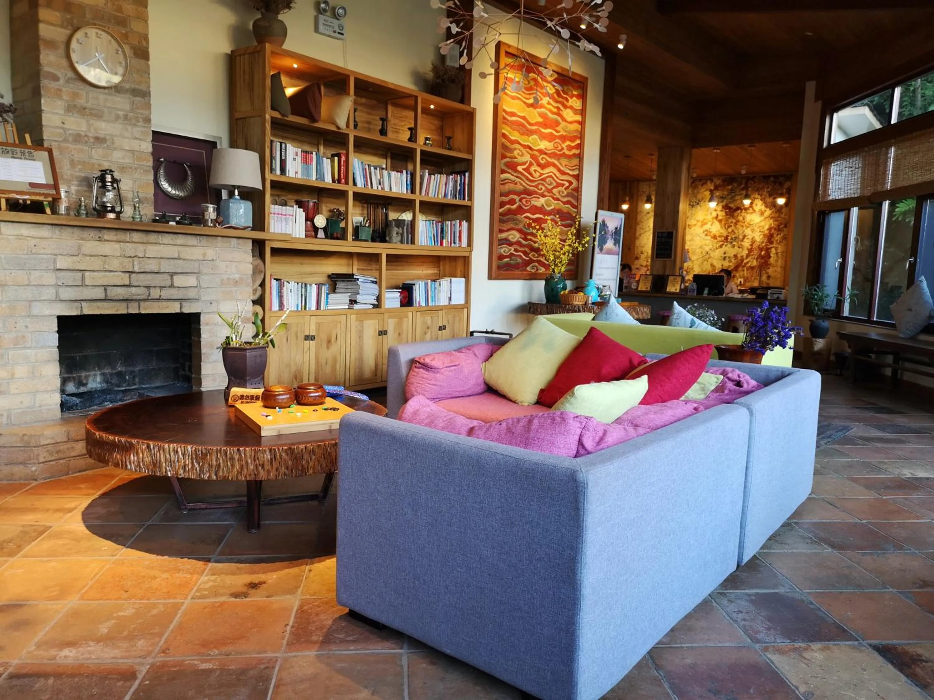 Lobby or reception in Yangshuo The Apsara Lodge