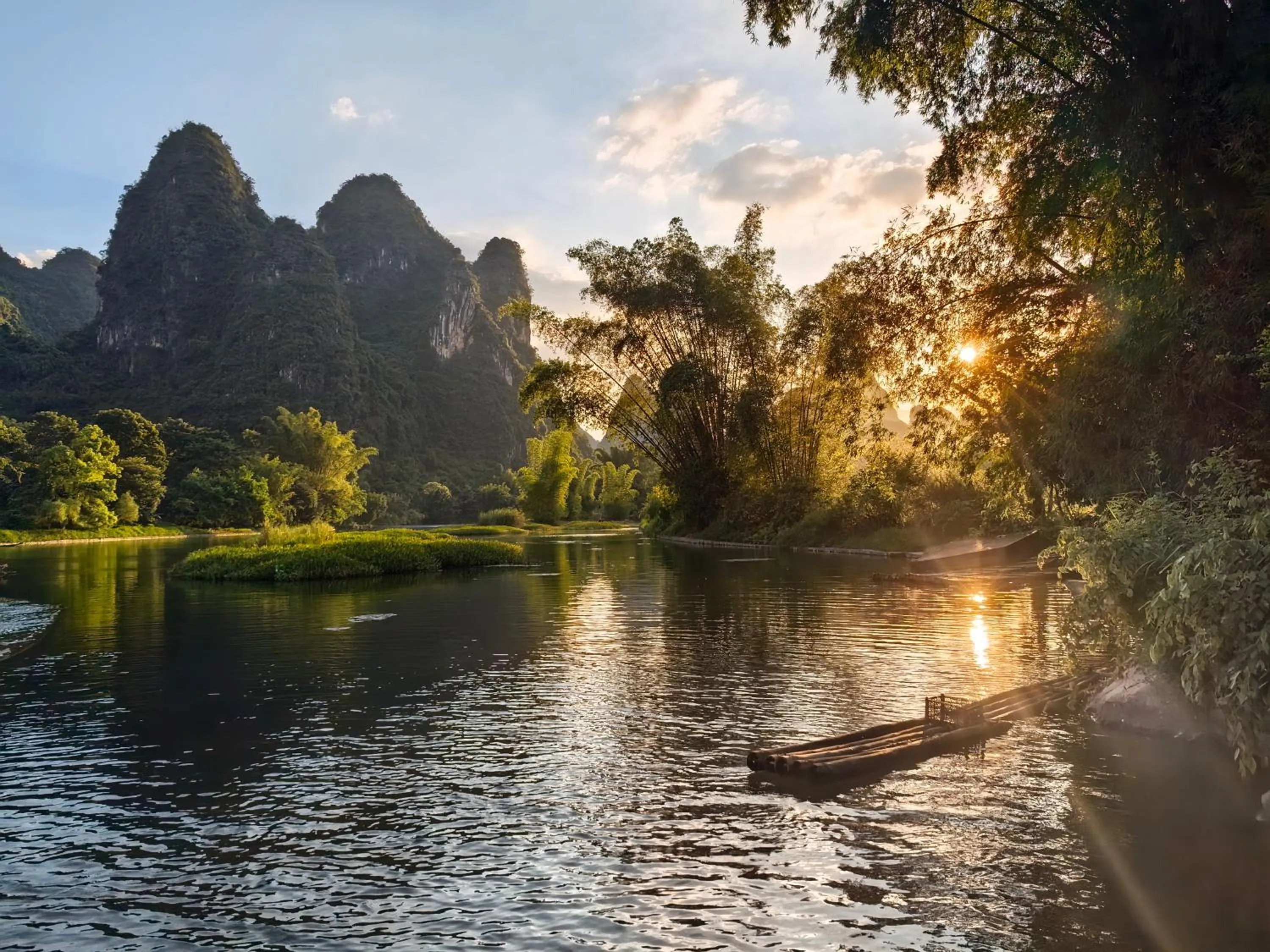Natural landscape in Yangshuo The Apsara Lodge
