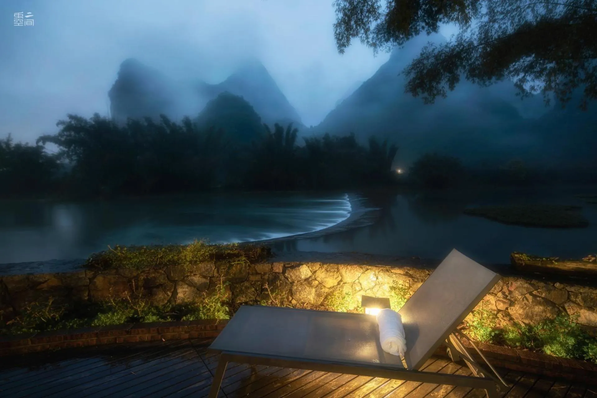 Garden in Yangshuo The Apsara Lodge