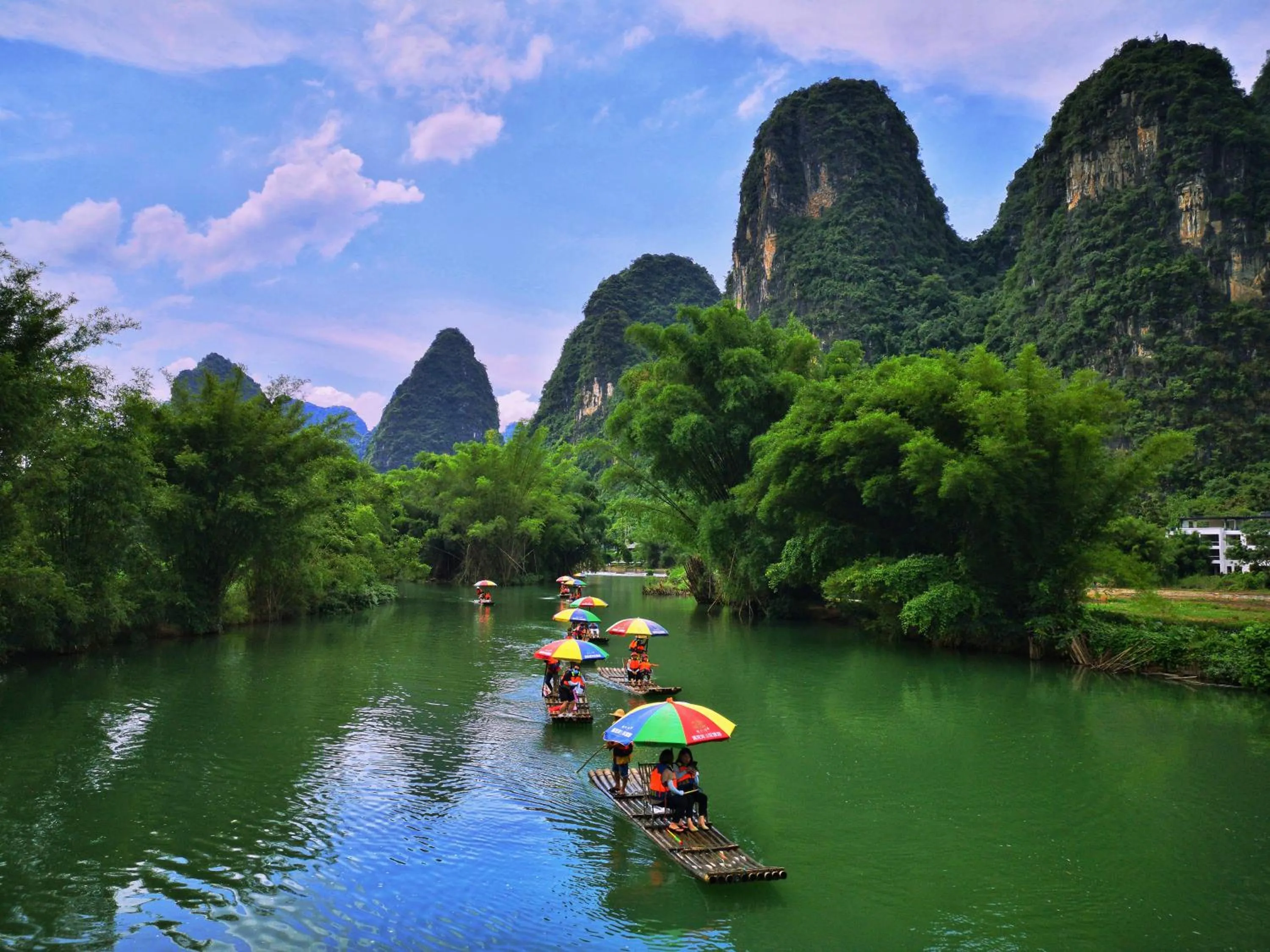 Natural landscape in Yangshuo The Apsara Lodge