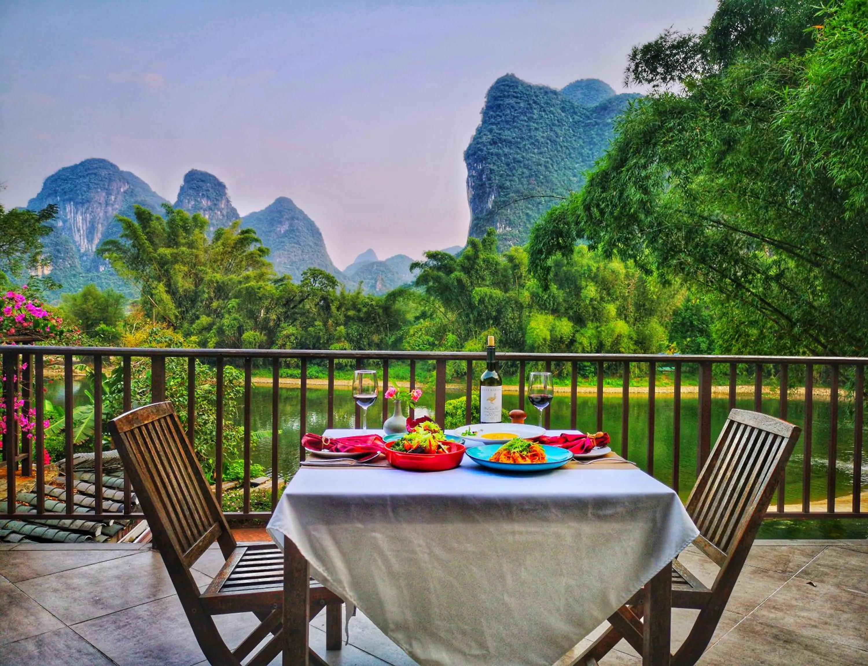 Natural landscape in Yangshuo The Apsara Lodge