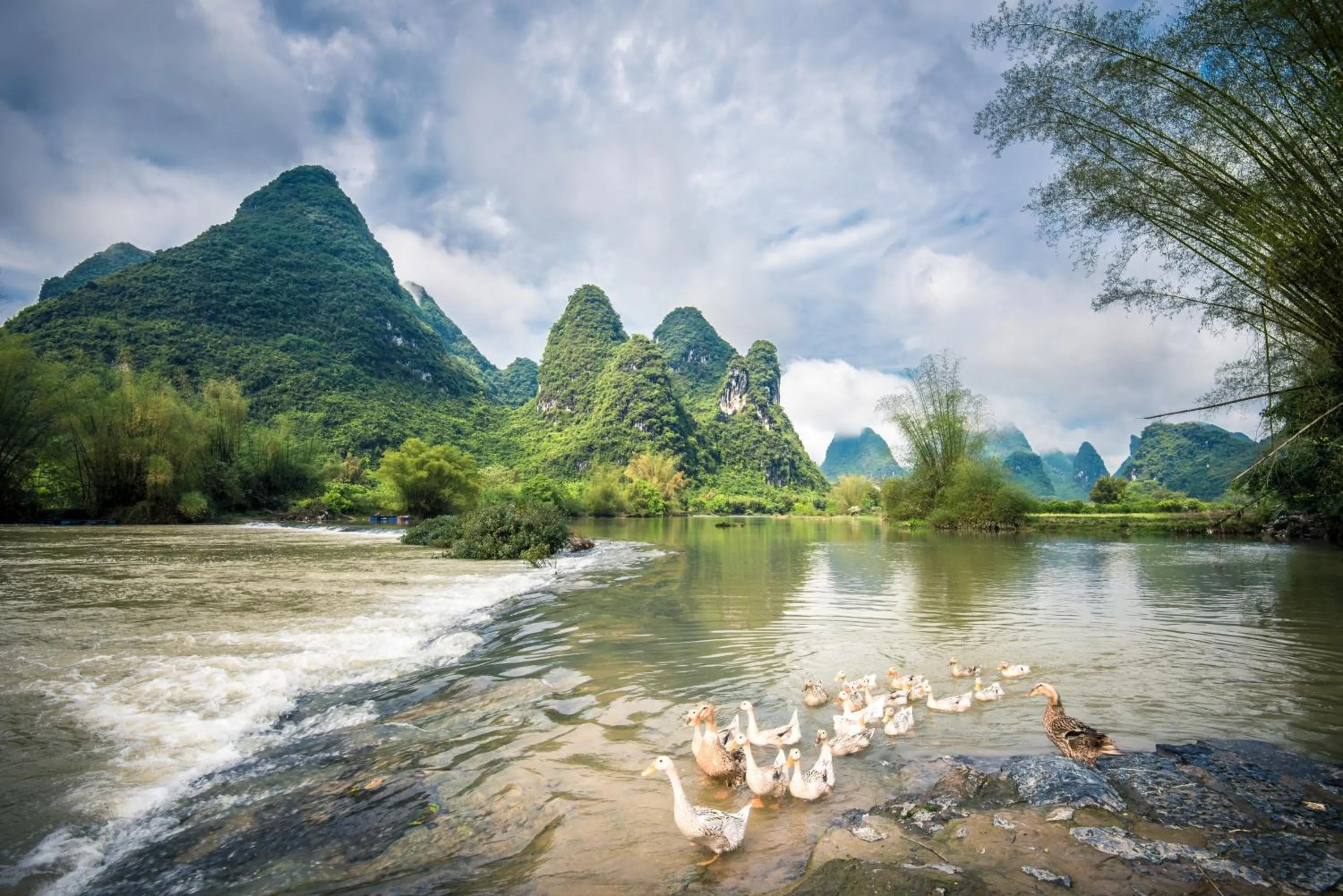 Natural landscape in Yangshuo The Apsara Lodge