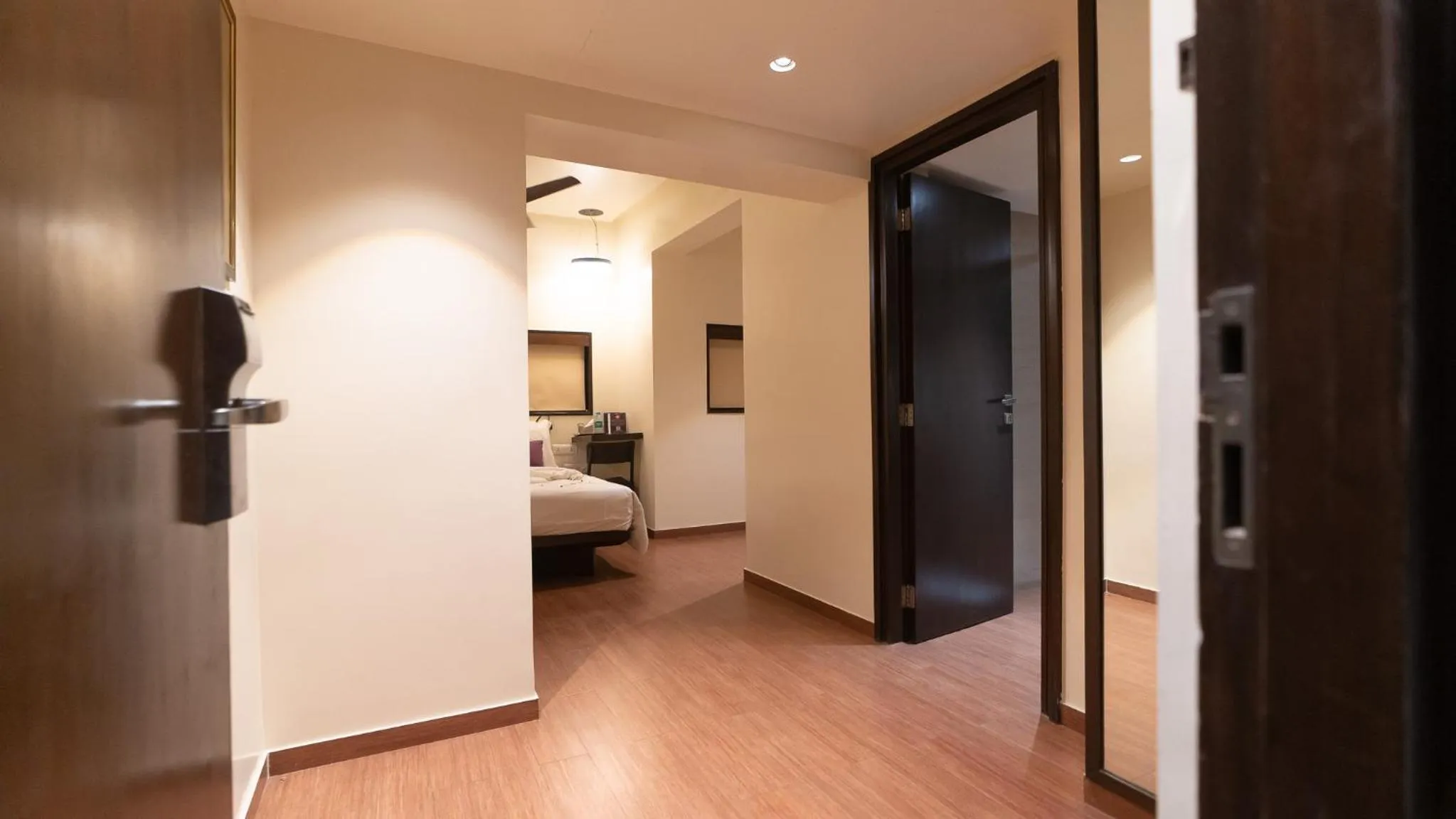 Bed in 7 Apple Hotel Aurangabad