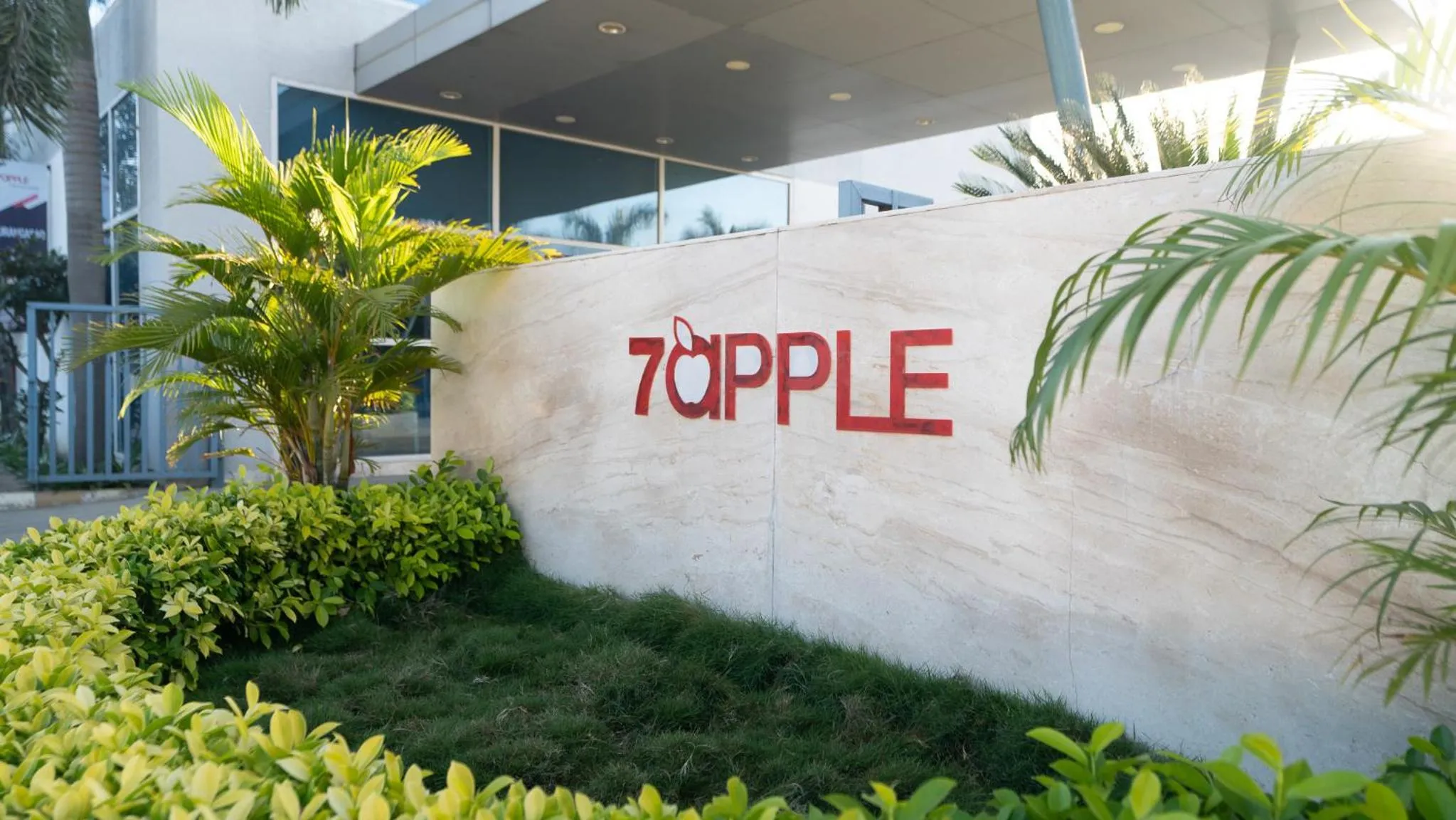 Facade/entrance in 7 Apple Hotel Aurangabad