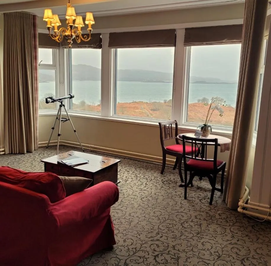 Seating area in Loch Melfort Hotel