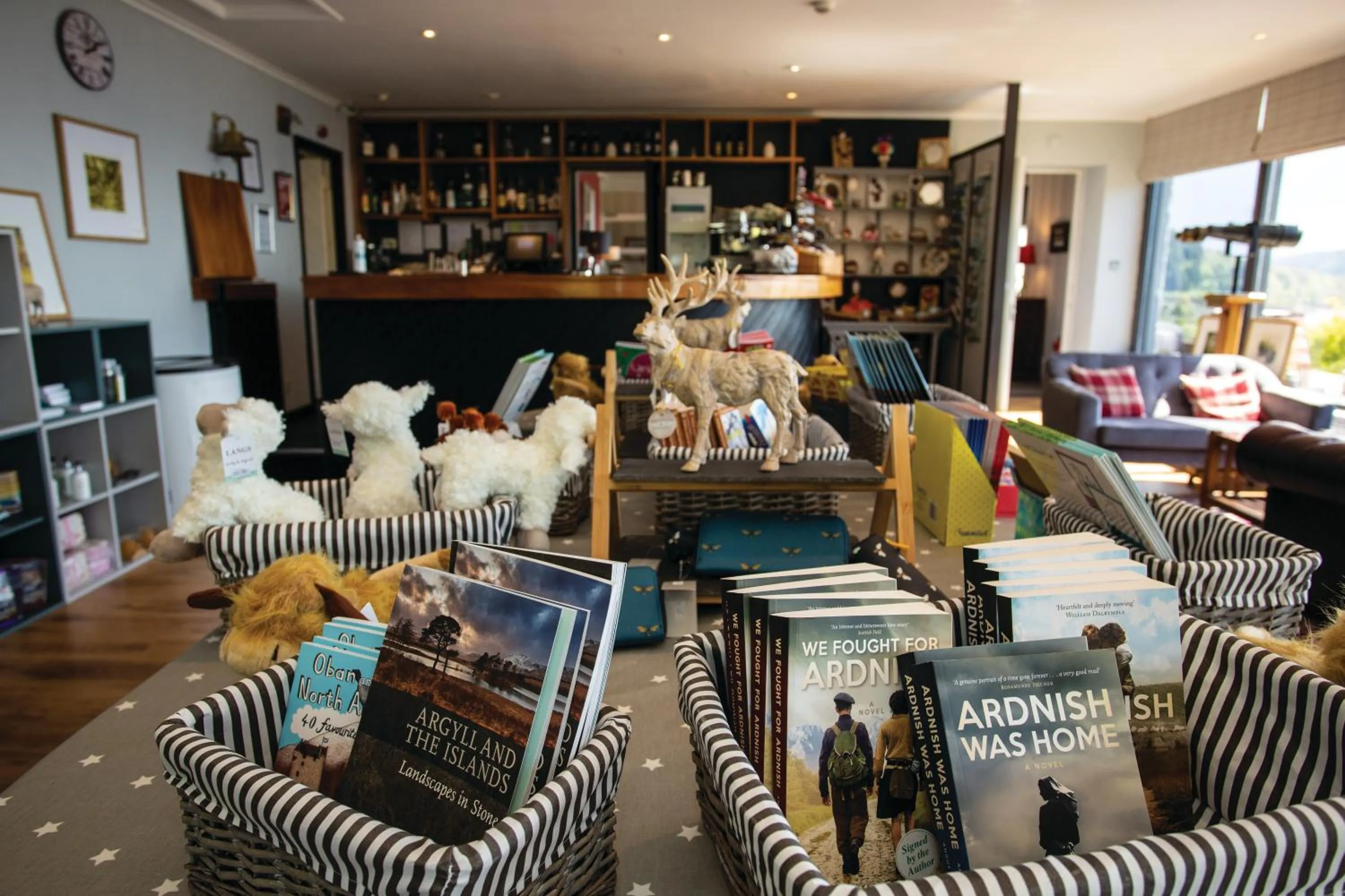 Shopping Area in Loch Melfort Hotel