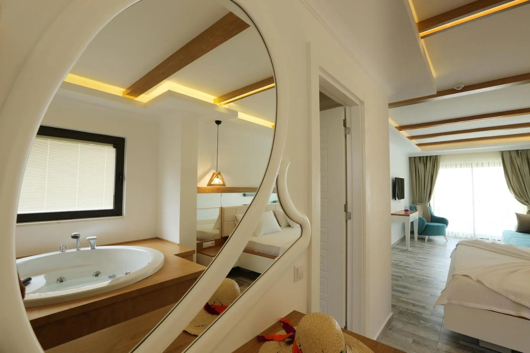 Decorative detail, Bed in Payam Hotel