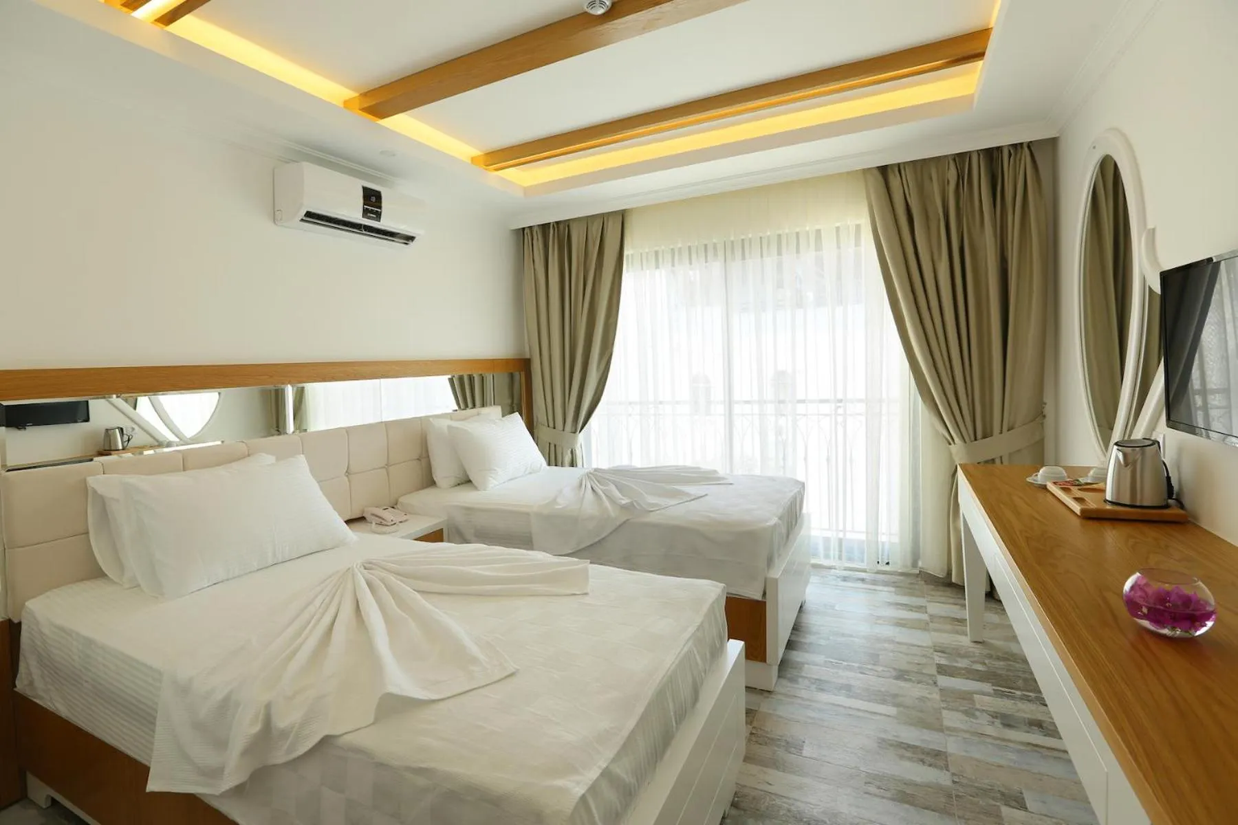 Decorative detail, Bed in Payam Hotel