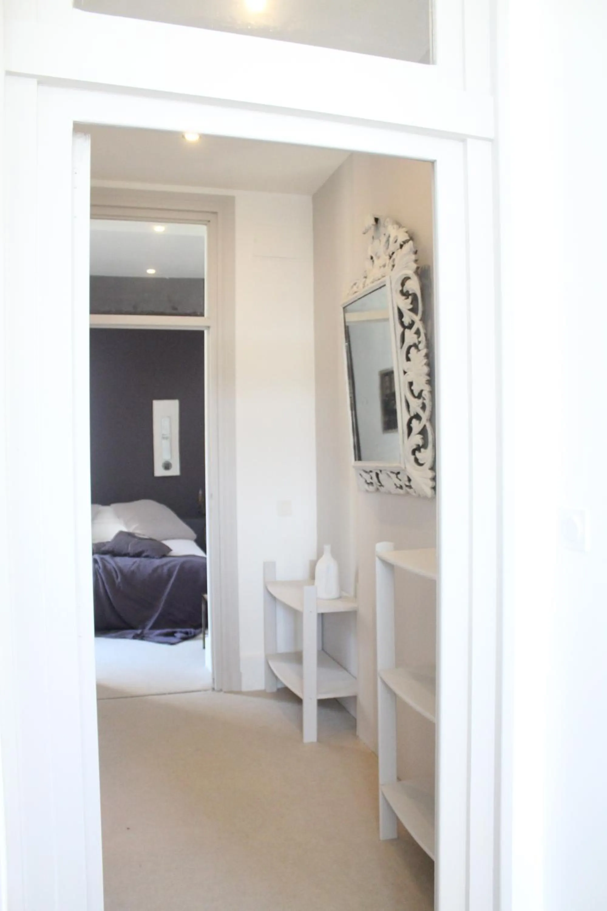 Bedroom, Bed in La maison sur la place