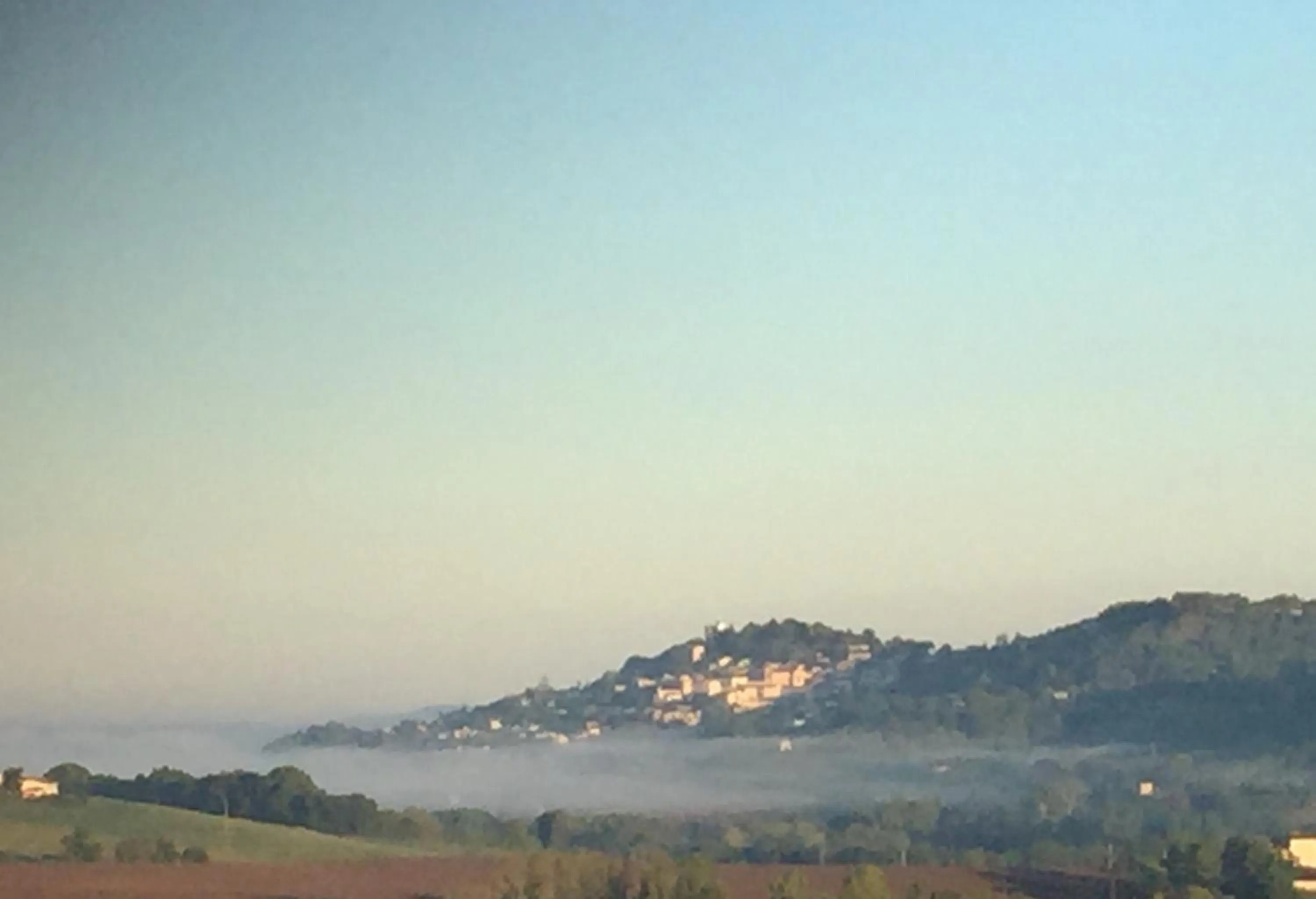 View (from property/room) in La maison sur la place