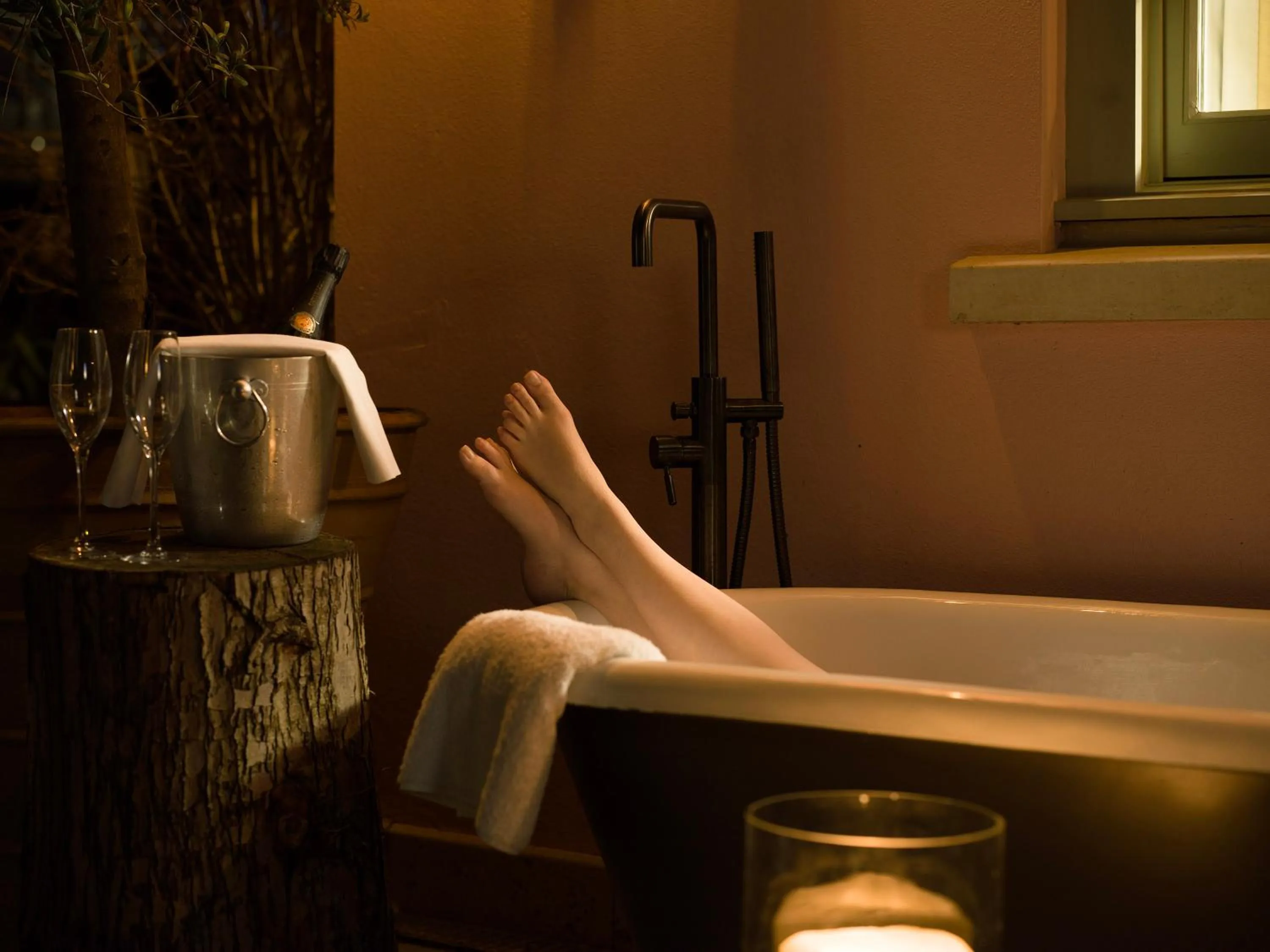 Open Air Bath in Bishopstrow Hotel and Spa - Small Luxury Hotels of the World