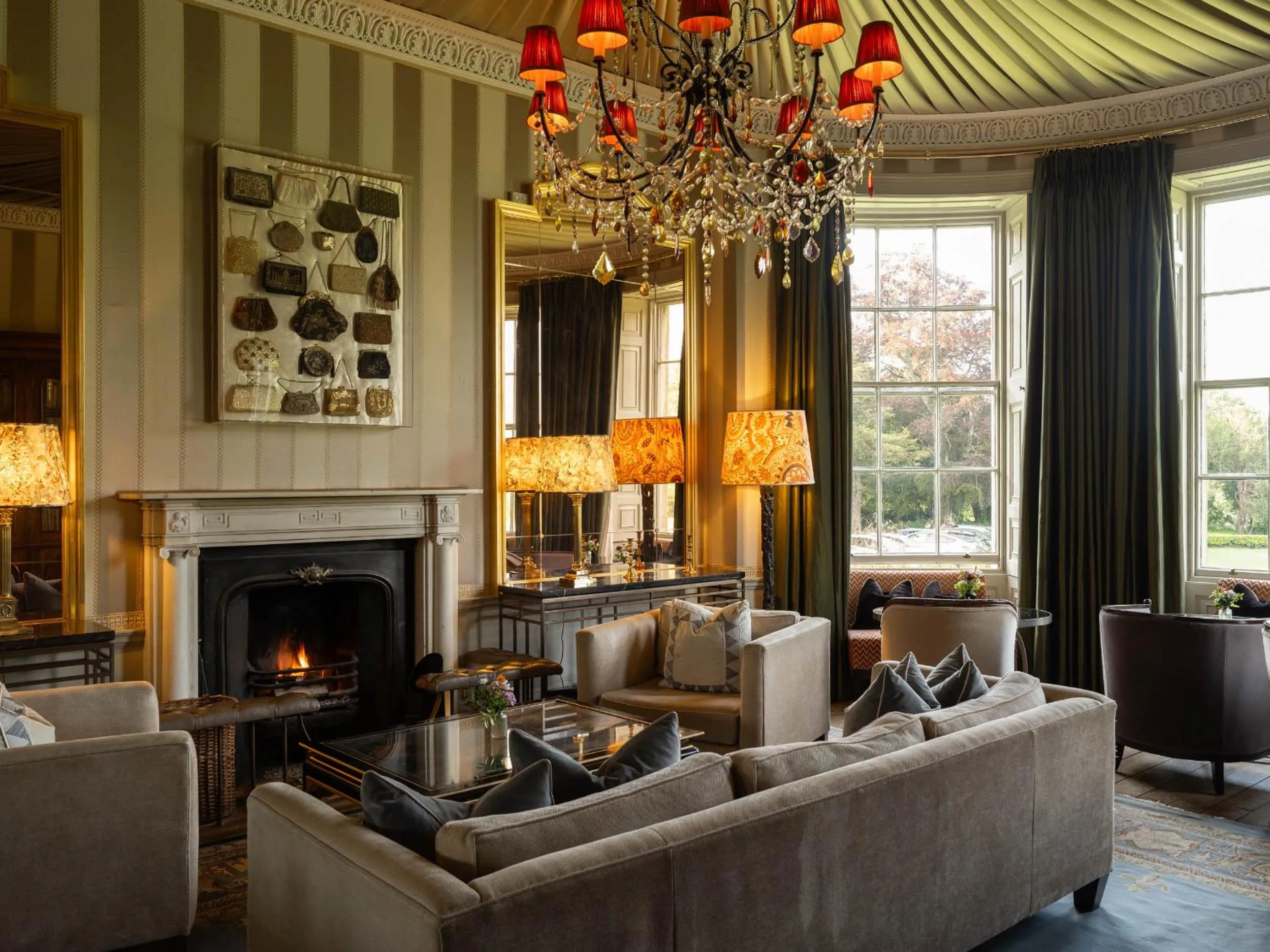 Lounge or bar in Bishopstrow Hotel and Spa - Small Luxury Hotels of the World