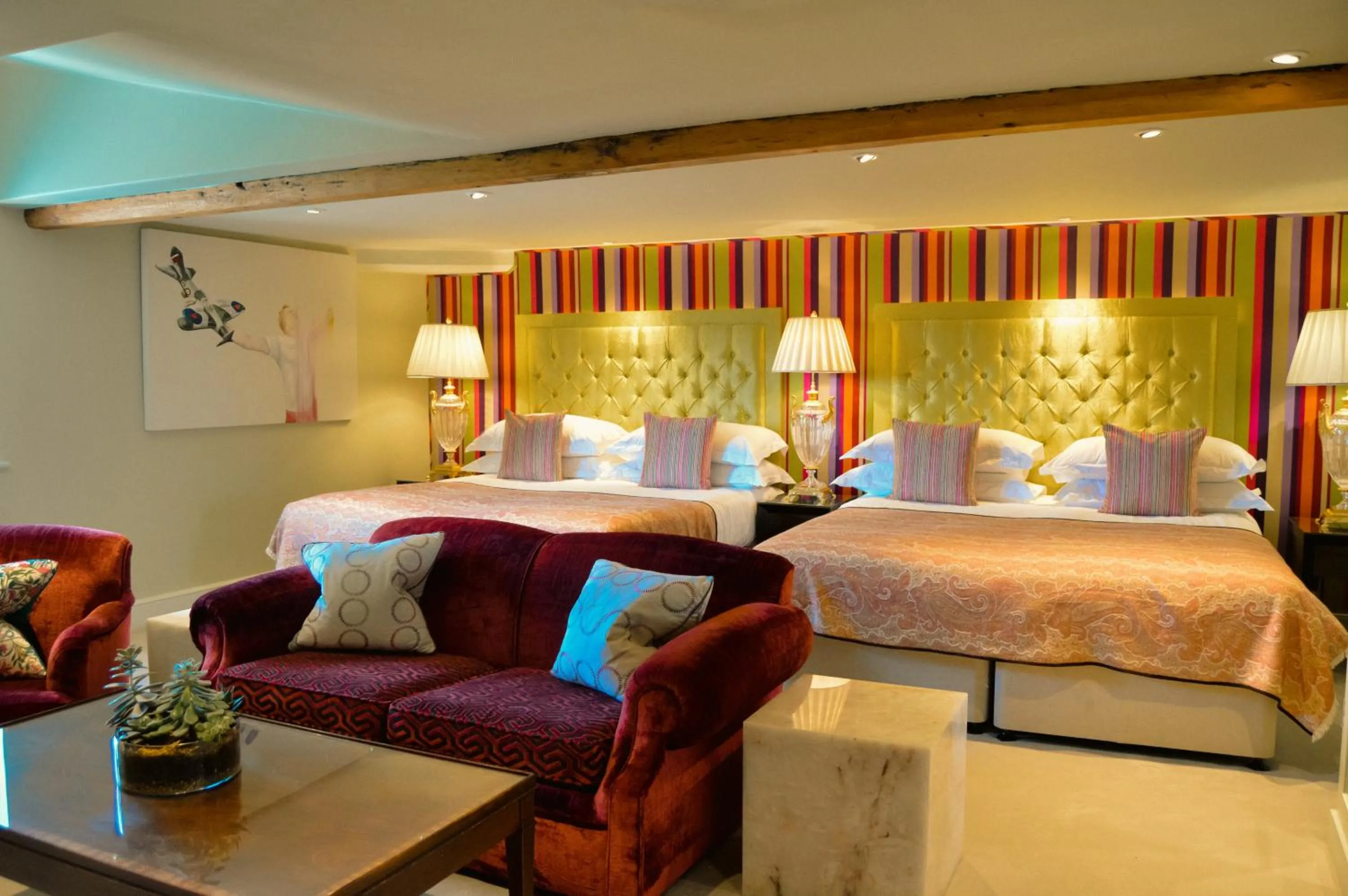 Guests, Bed in Bishopstrow Hotel and Spa - Small Luxury Hotels of the World
