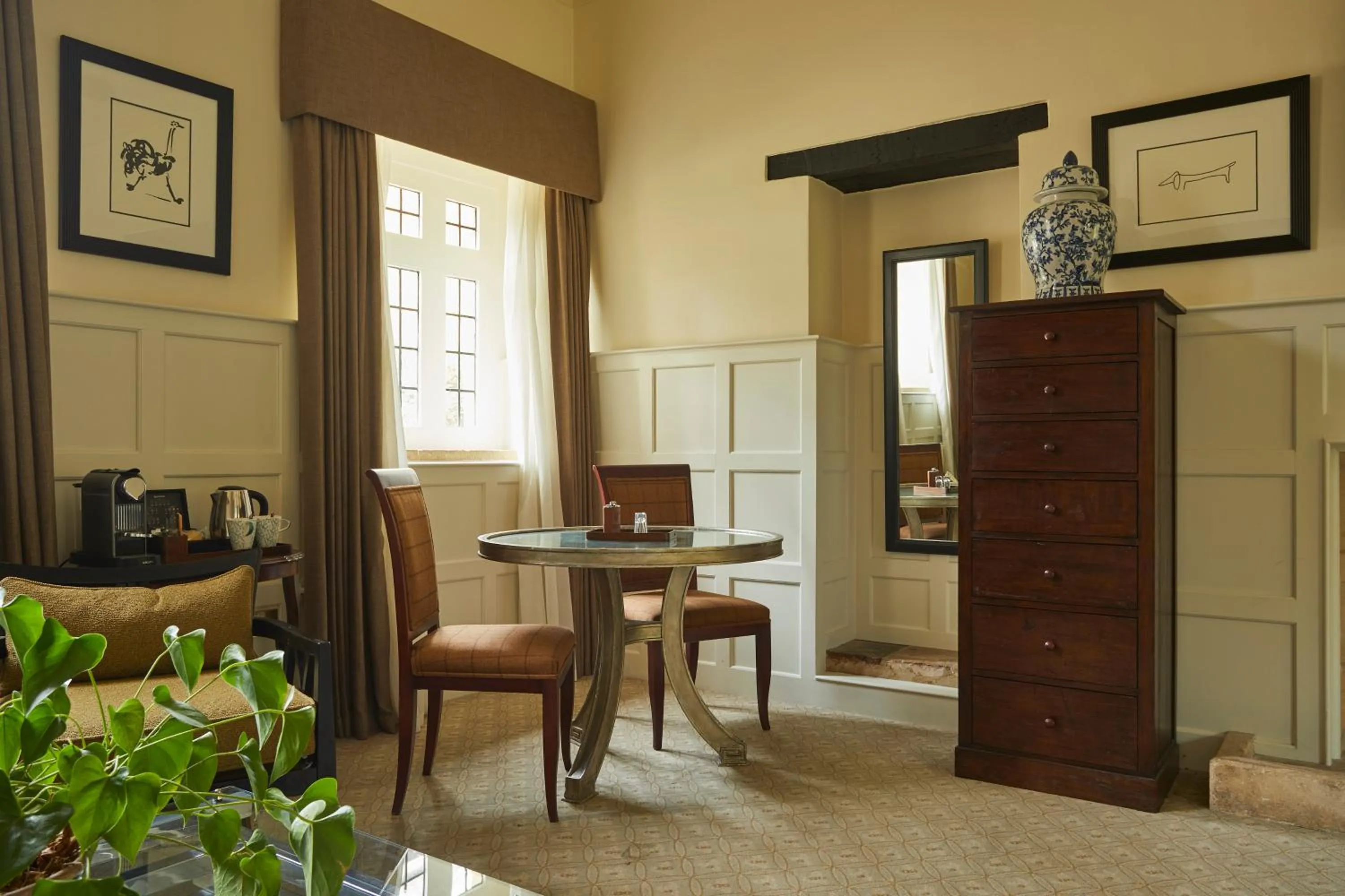 Seating area in The Slaughters Manor House