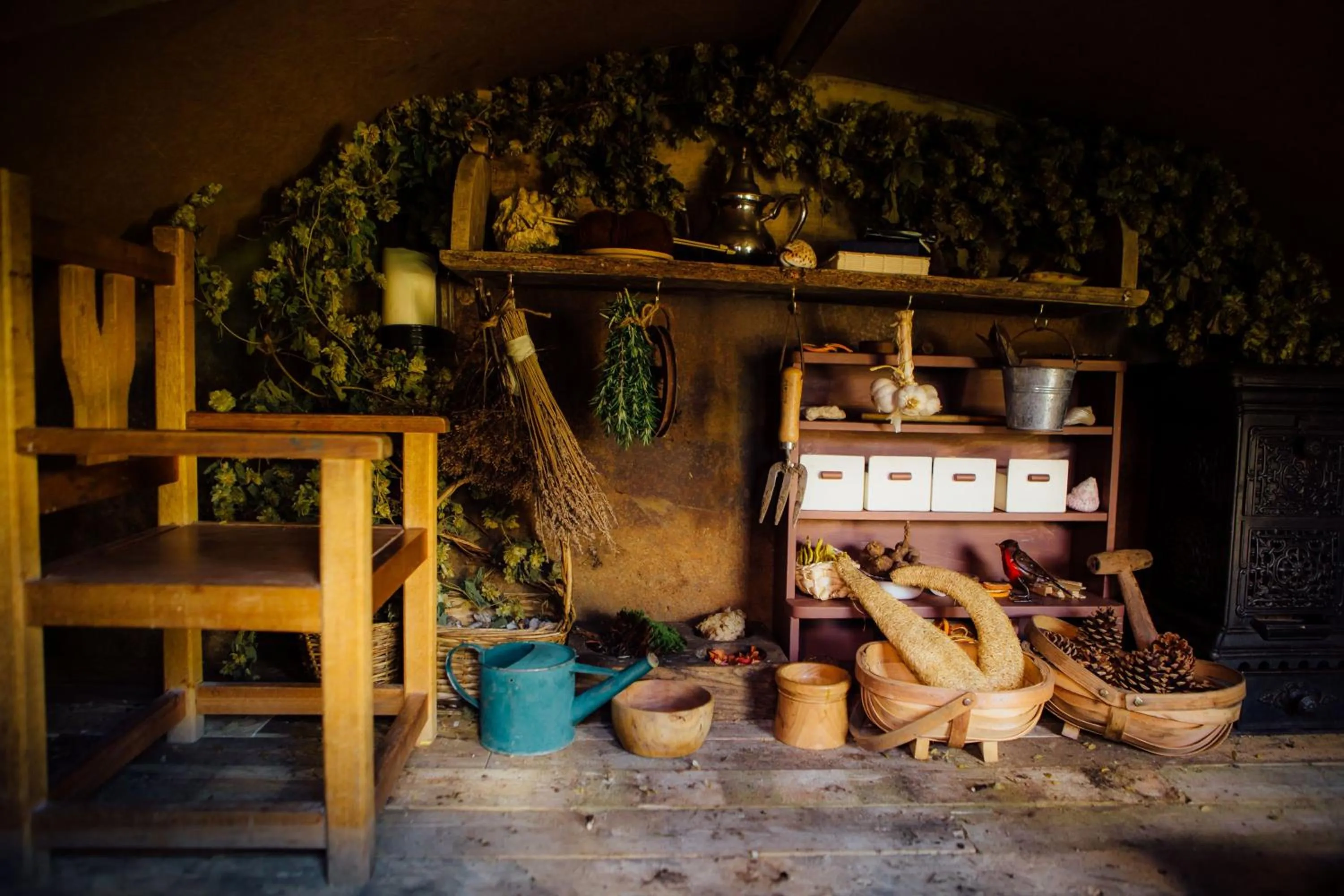 Garden in Woolley Grange Hotel
