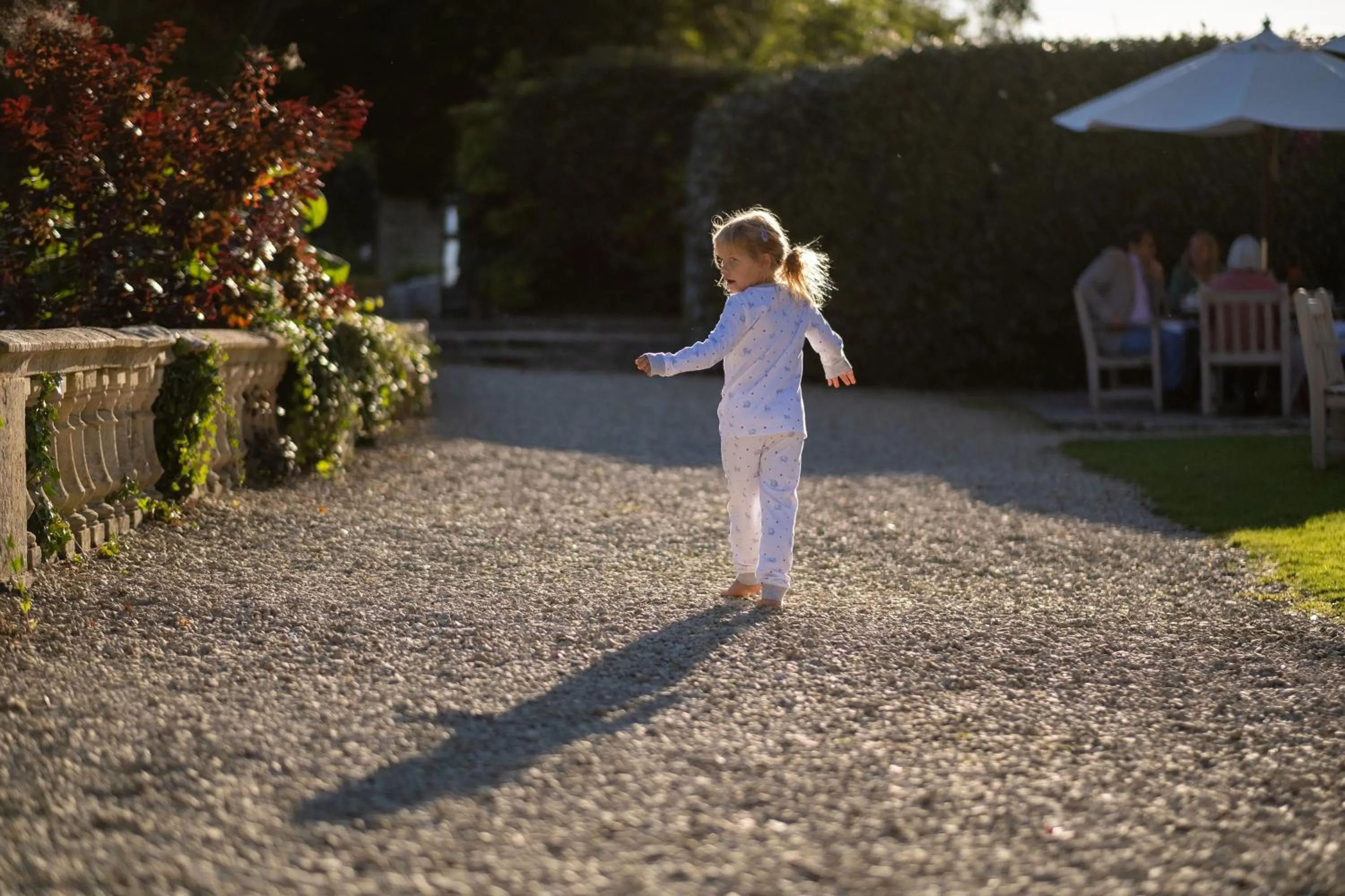 Children play ground in Woolley Grange Hotel