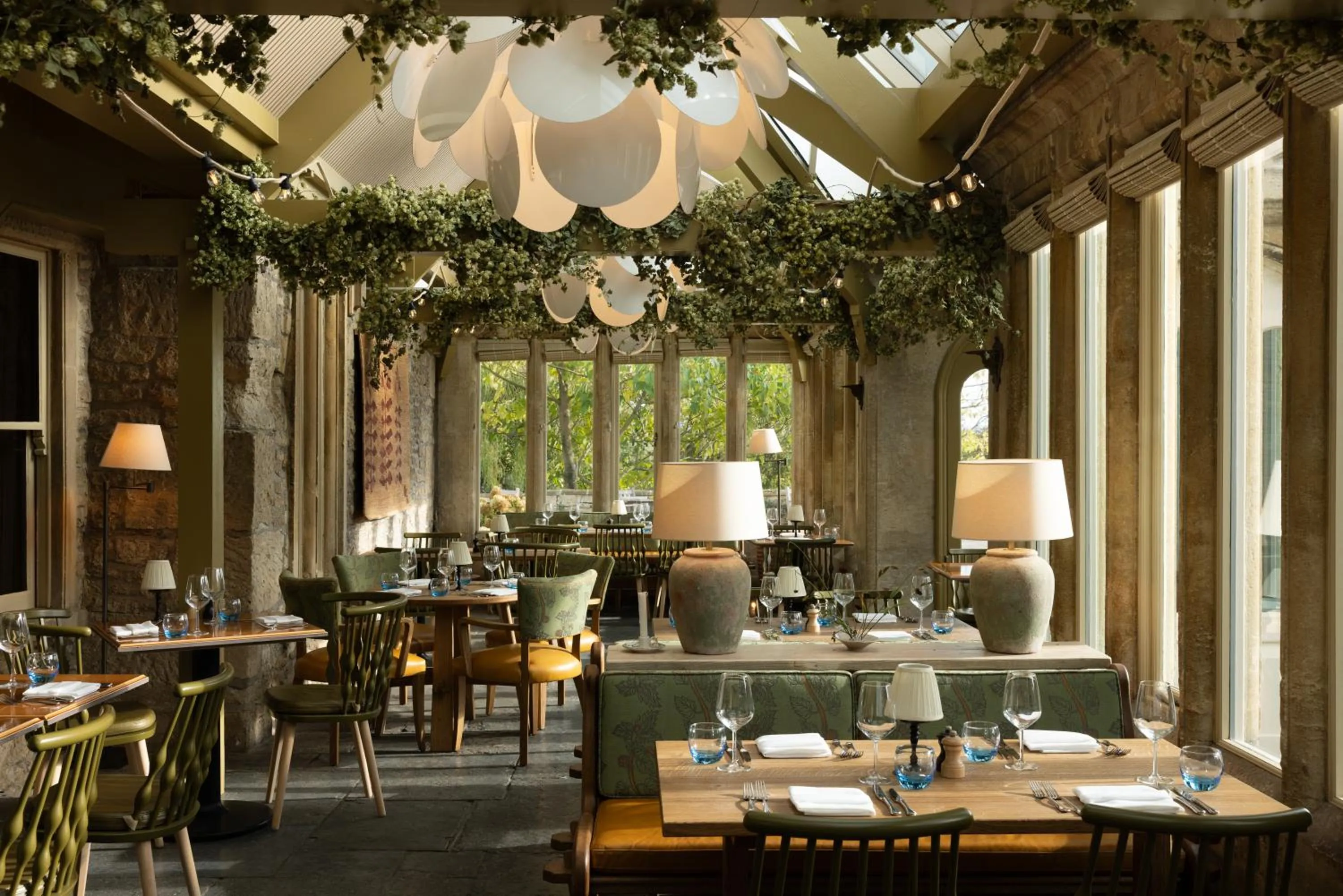 Restaurant/places to eat in Woolley Grange Hotel