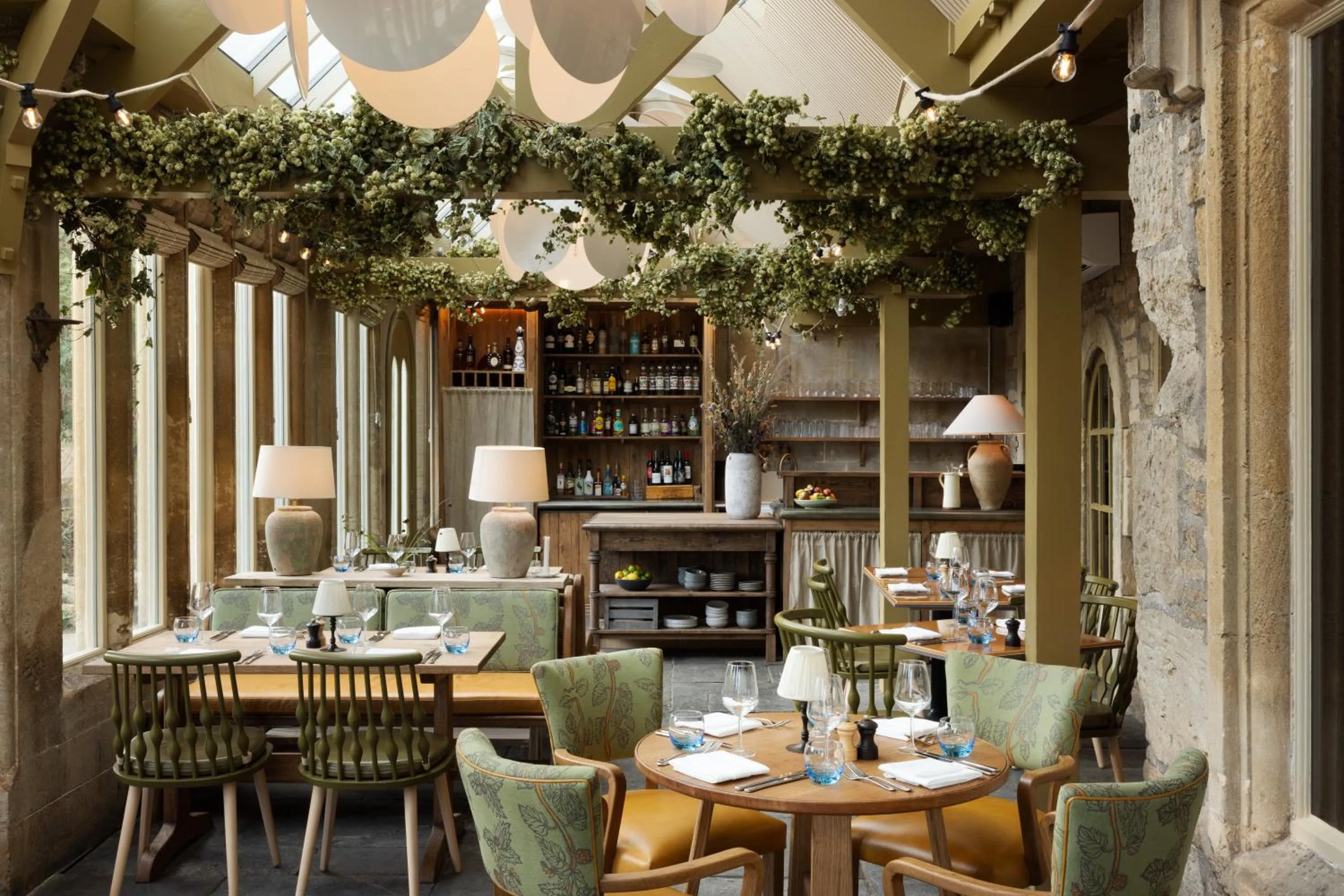 Restaurant/places to eat in Woolley Grange Hotel