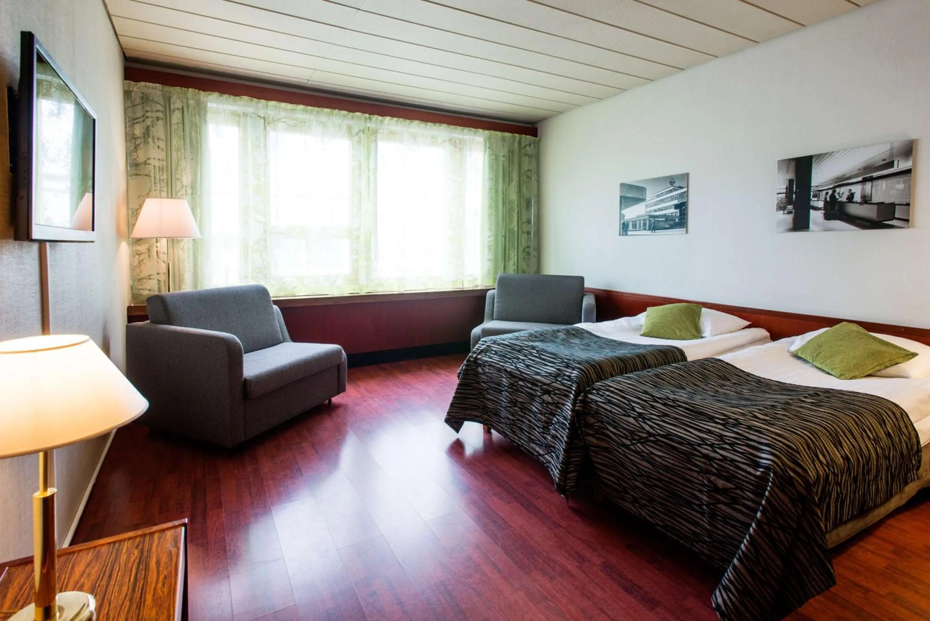 Bedroom, Bed in Scandic Polar