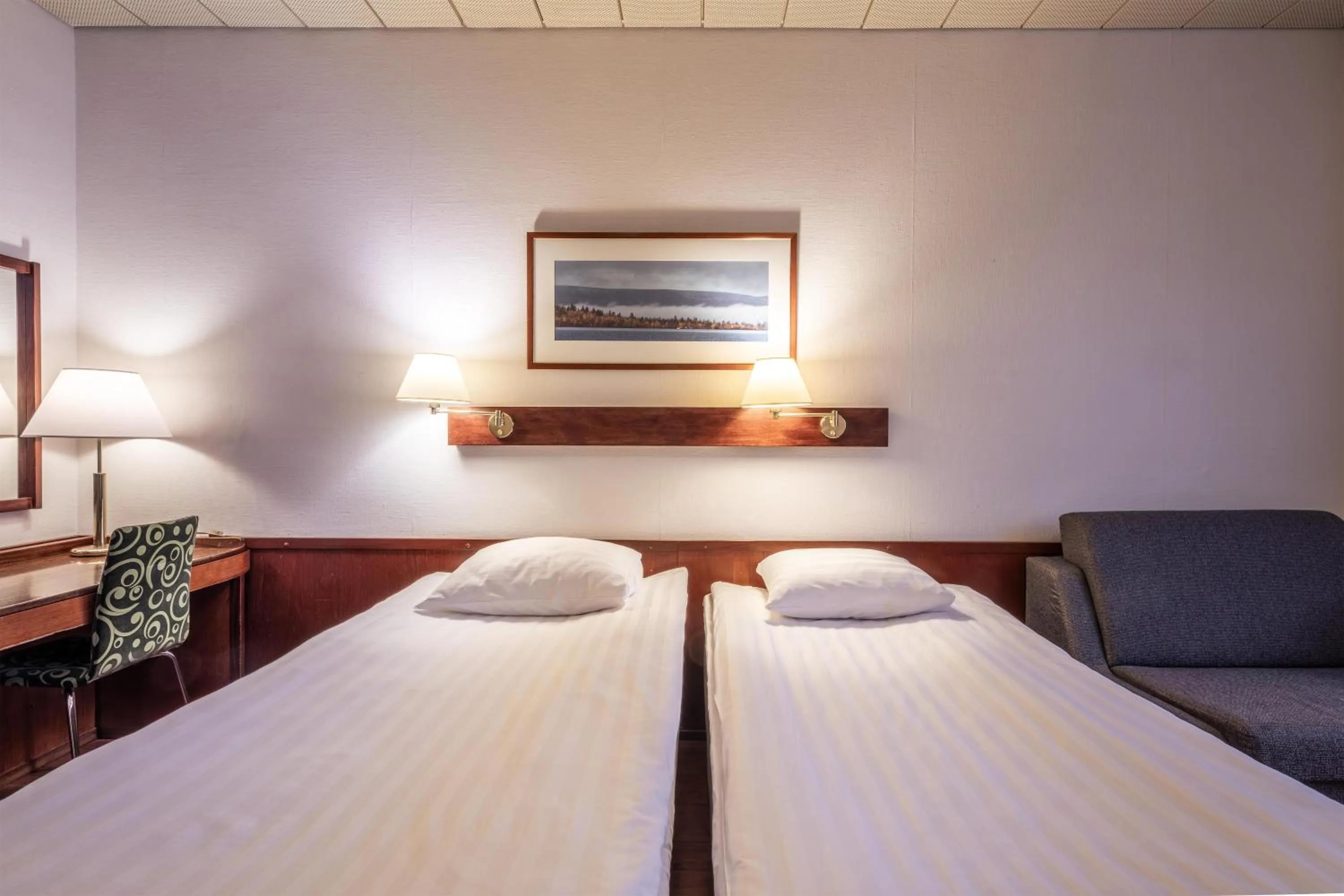 Bedroom, Bed in Scandic Polar