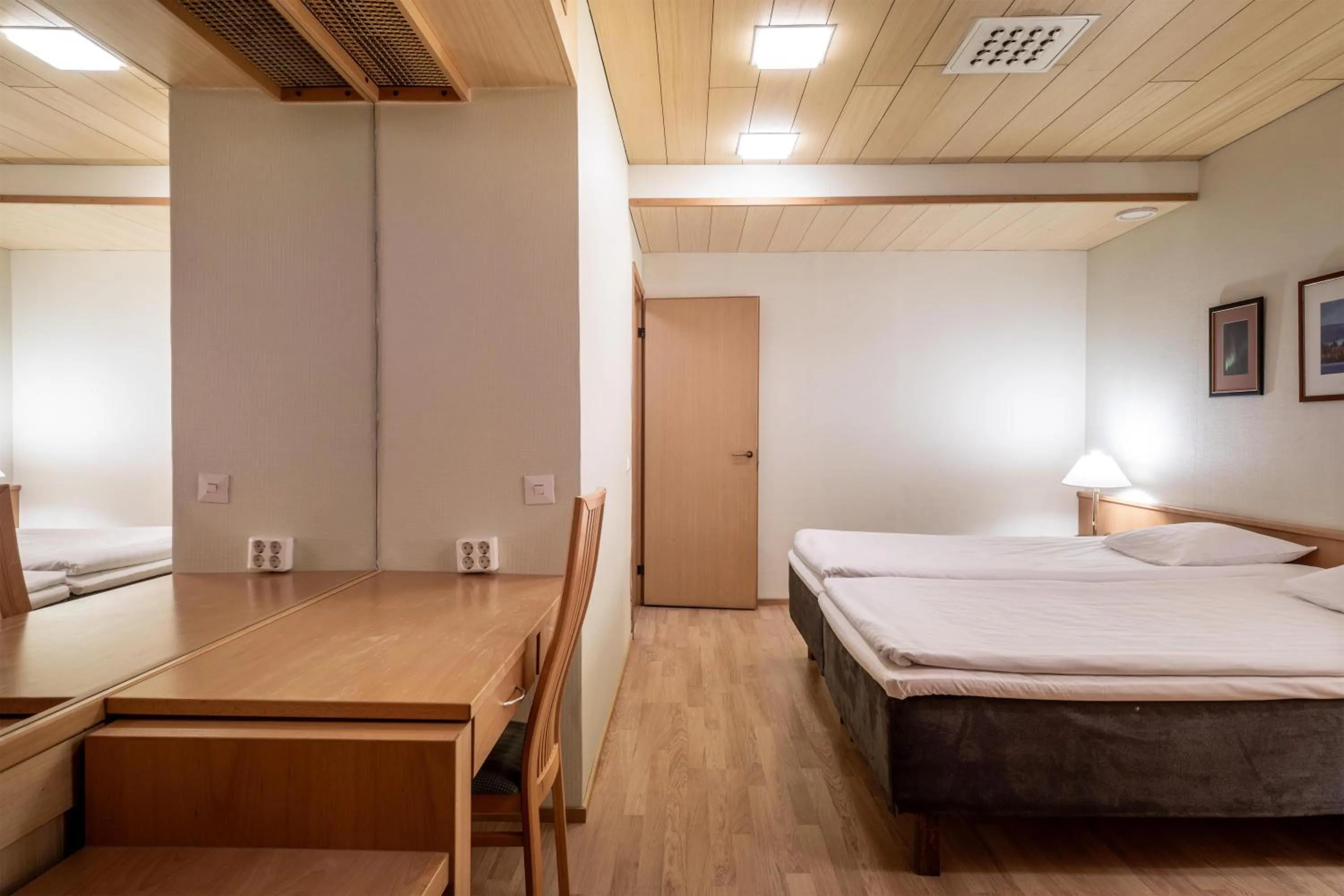 Bedroom, Bed in Scandic Polar