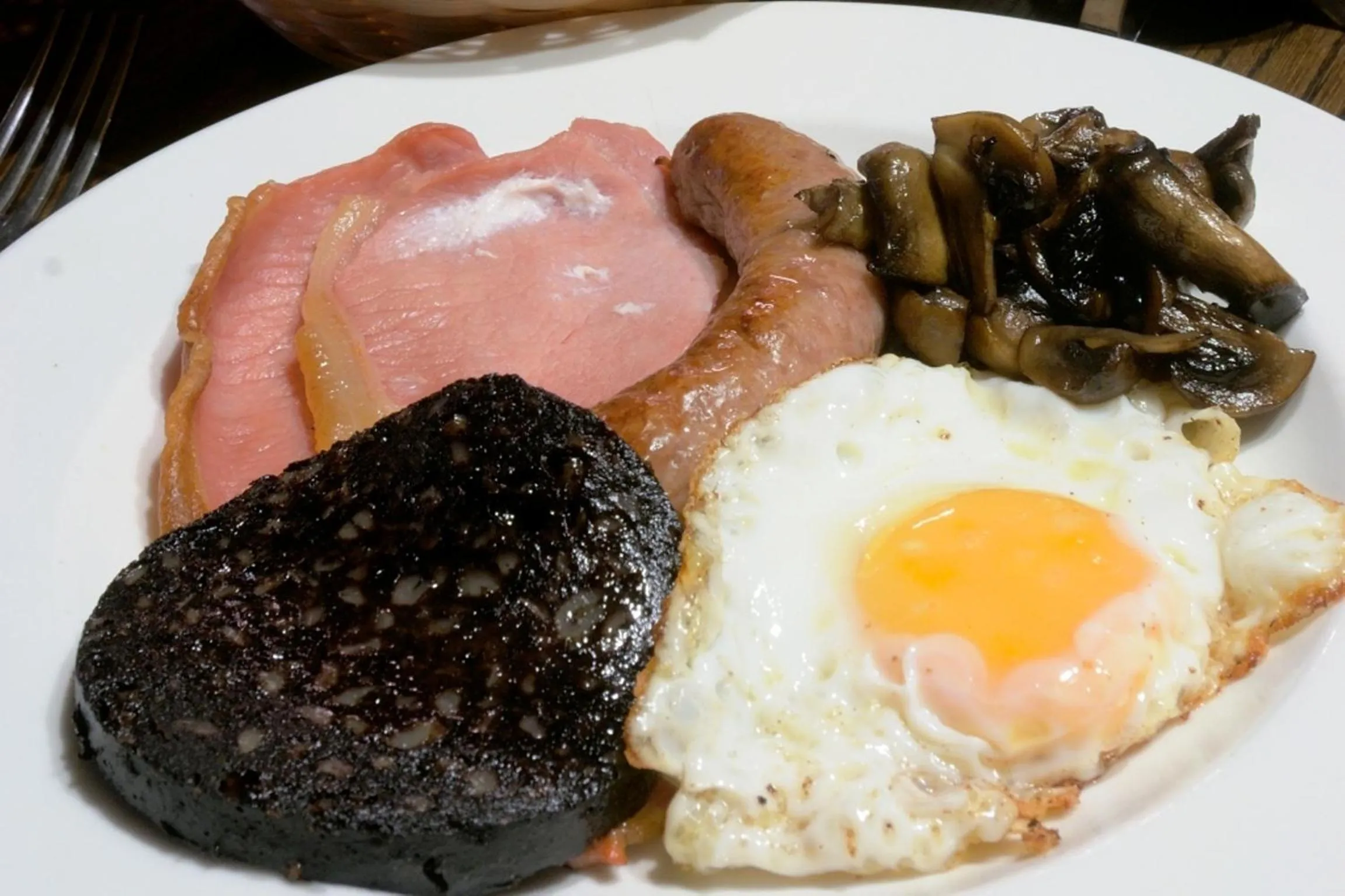 Food close-up in Moors Inn