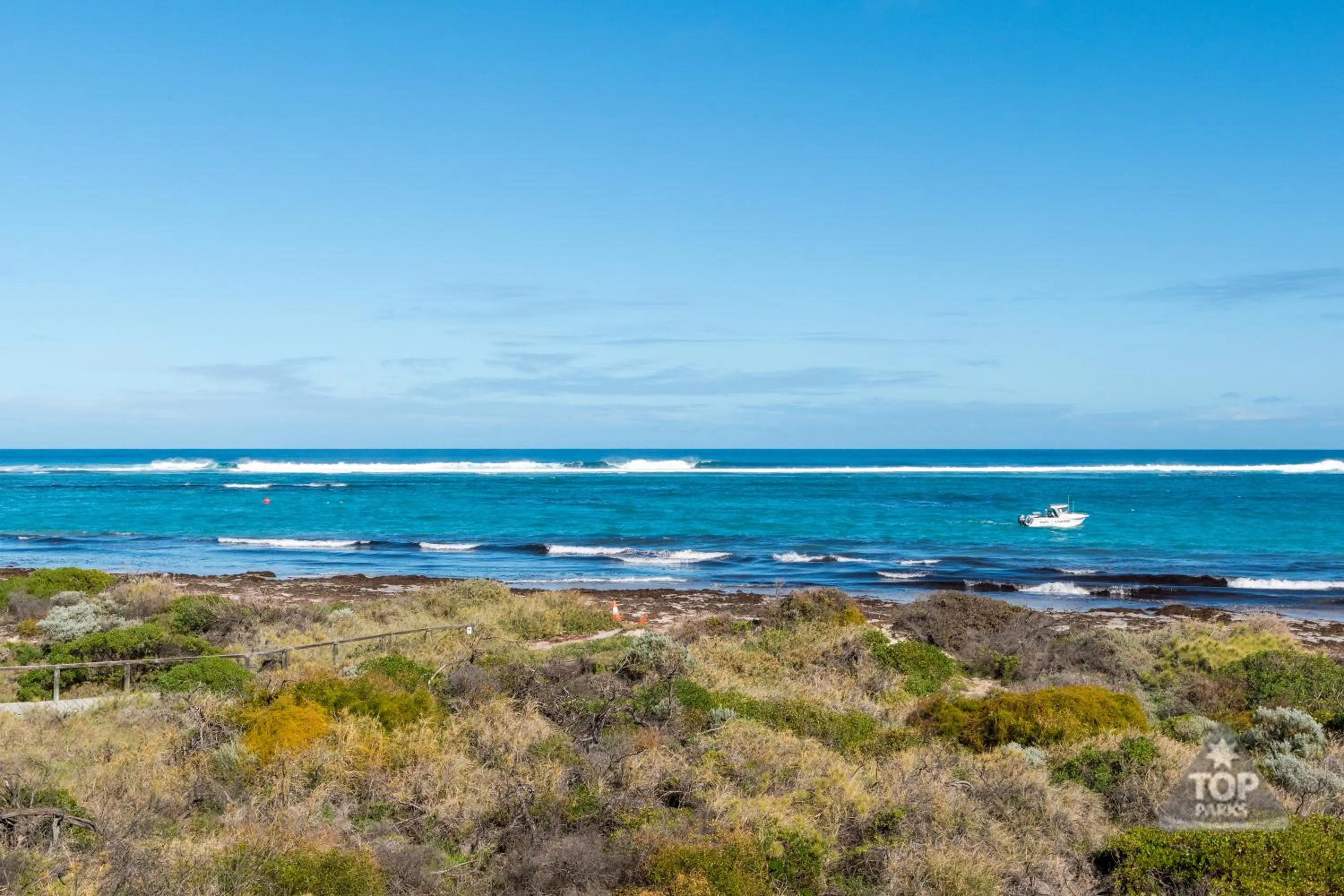 Beach in Horrocks Beach Caravan Park