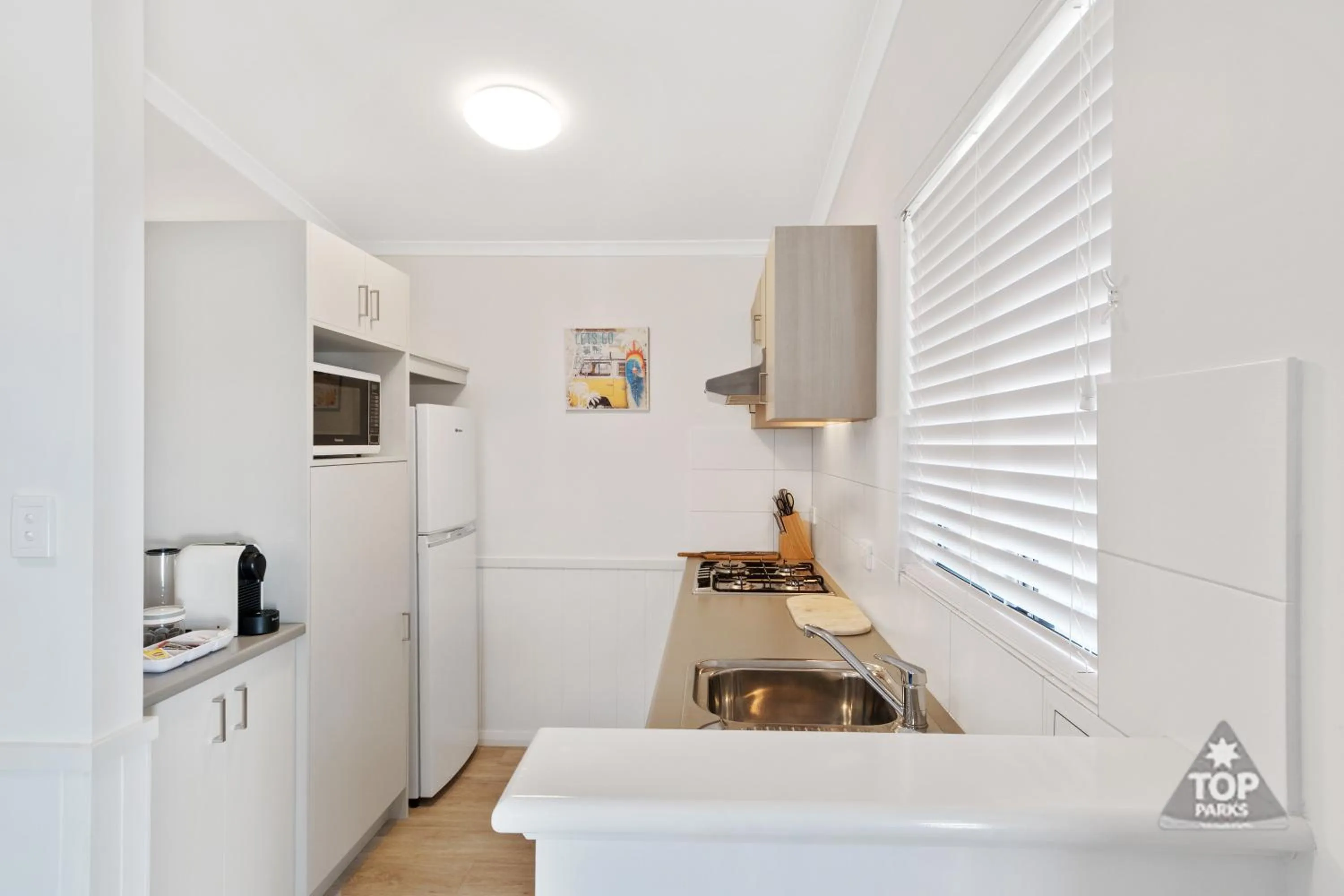 Kitchen or kitchenette in Horrocks Beach Caravan Park