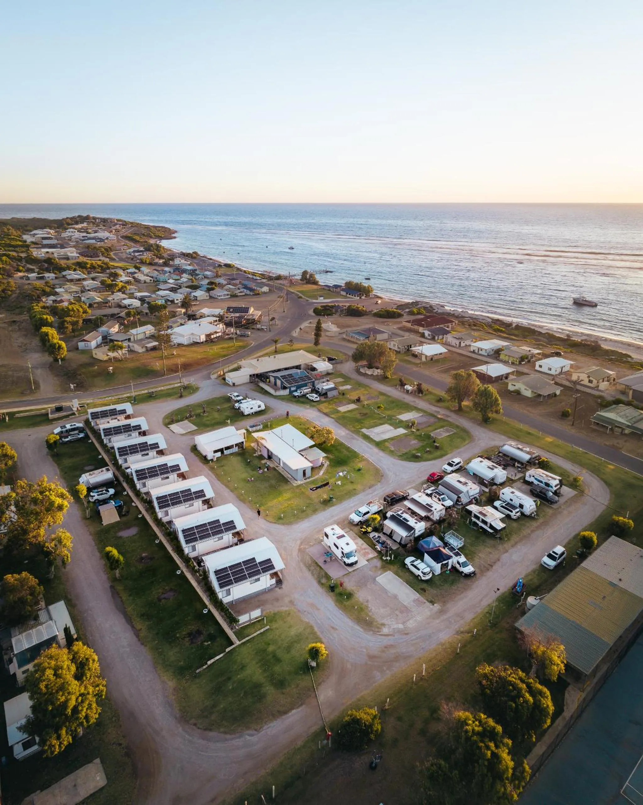 Natural landscape in Horrocks Beach Caravan Park