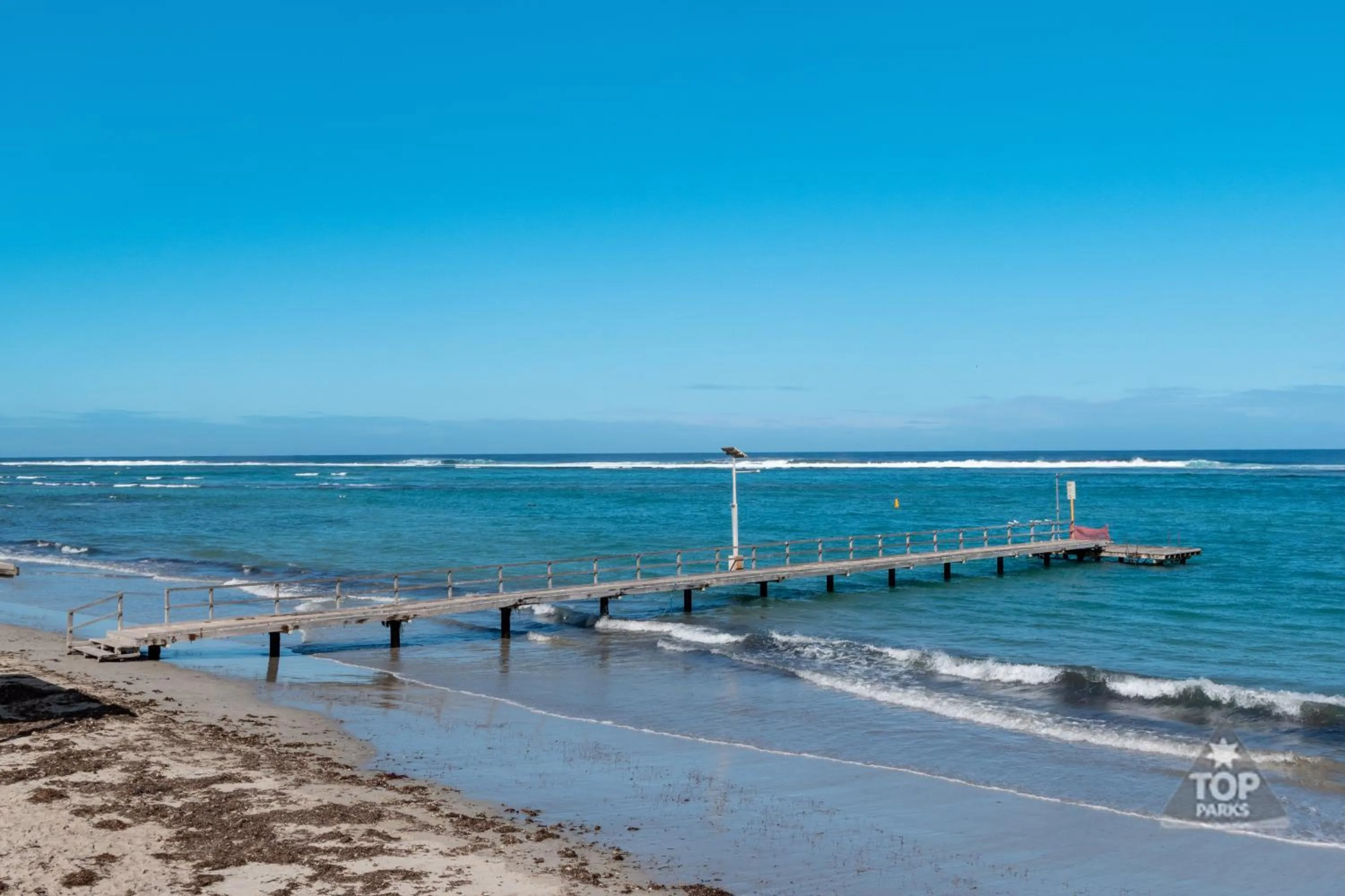 Beach in Horrocks Beach Caravan Park