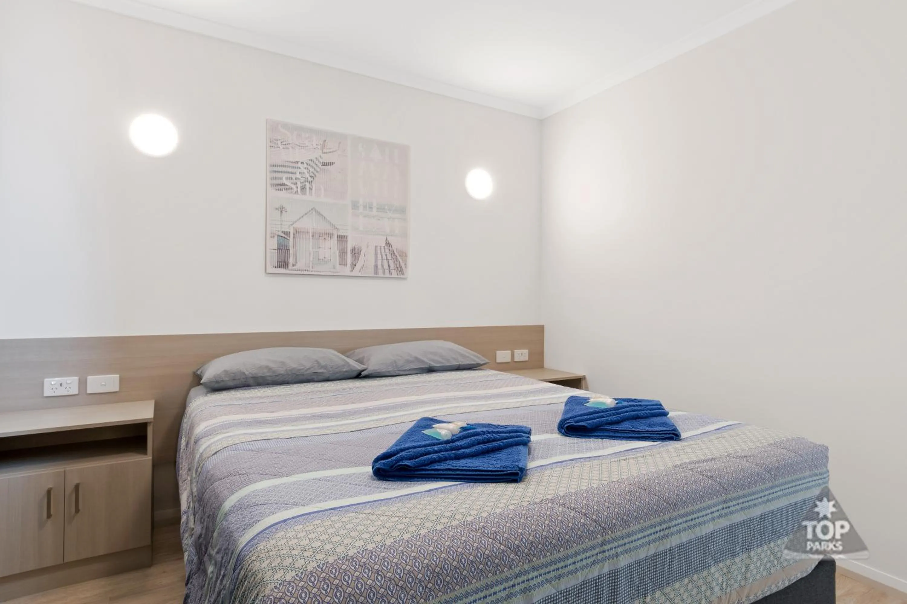 Bedroom, Bed in Horrocks Beach Caravan Park