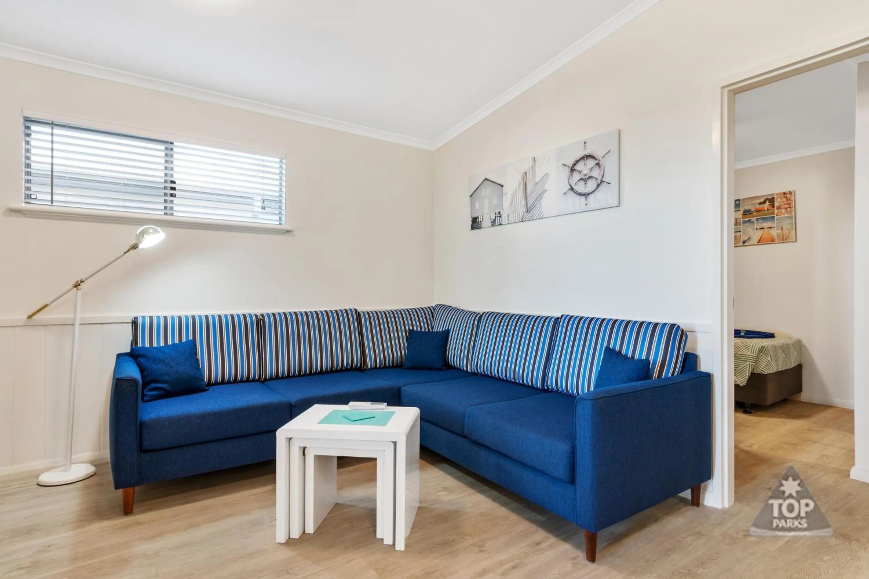 Living room in Horrocks Beach Caravan Park