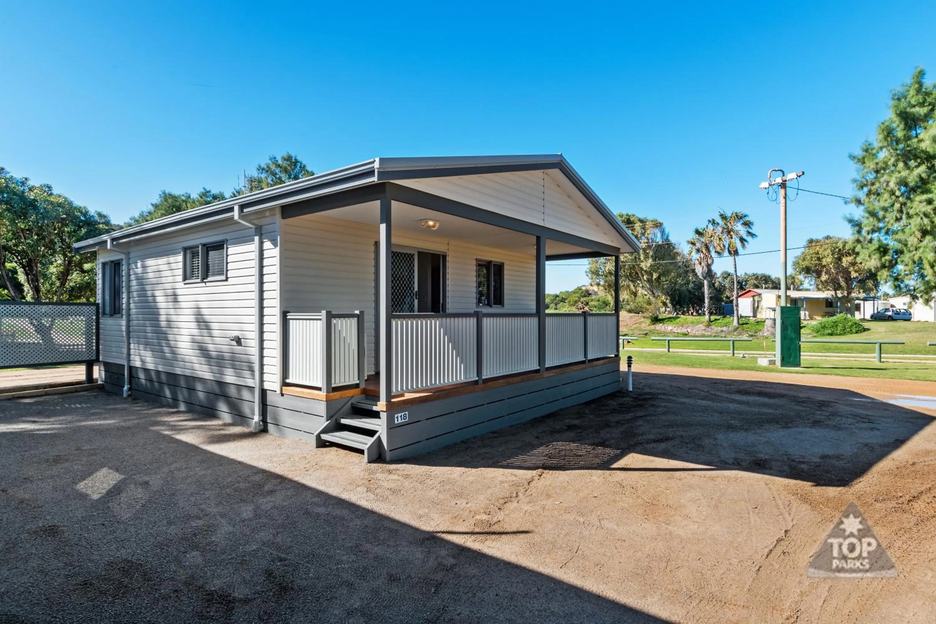 Facade/entrance in Horrocks Beach Caravan Park