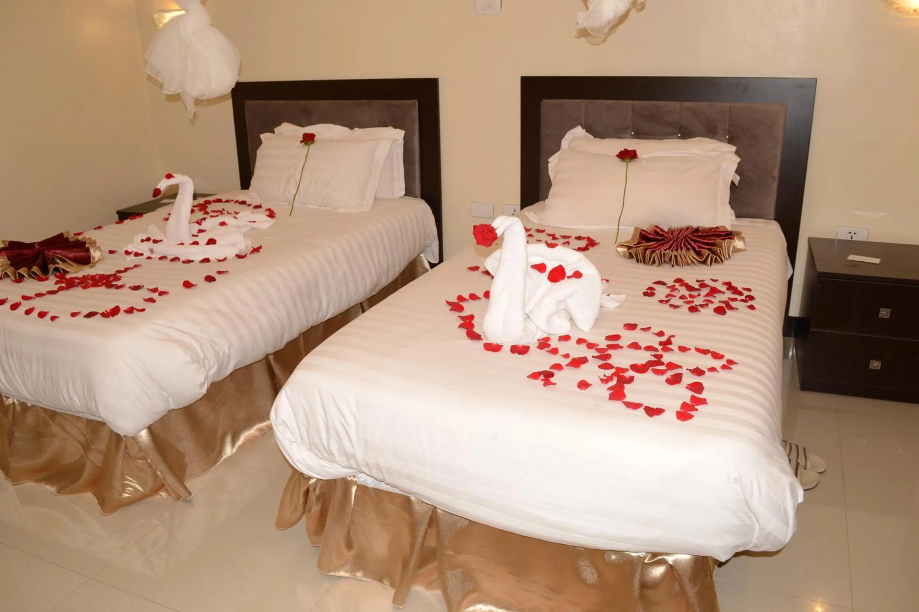 Bed in Lakemark Hotel and Tour Service Bahir Dar