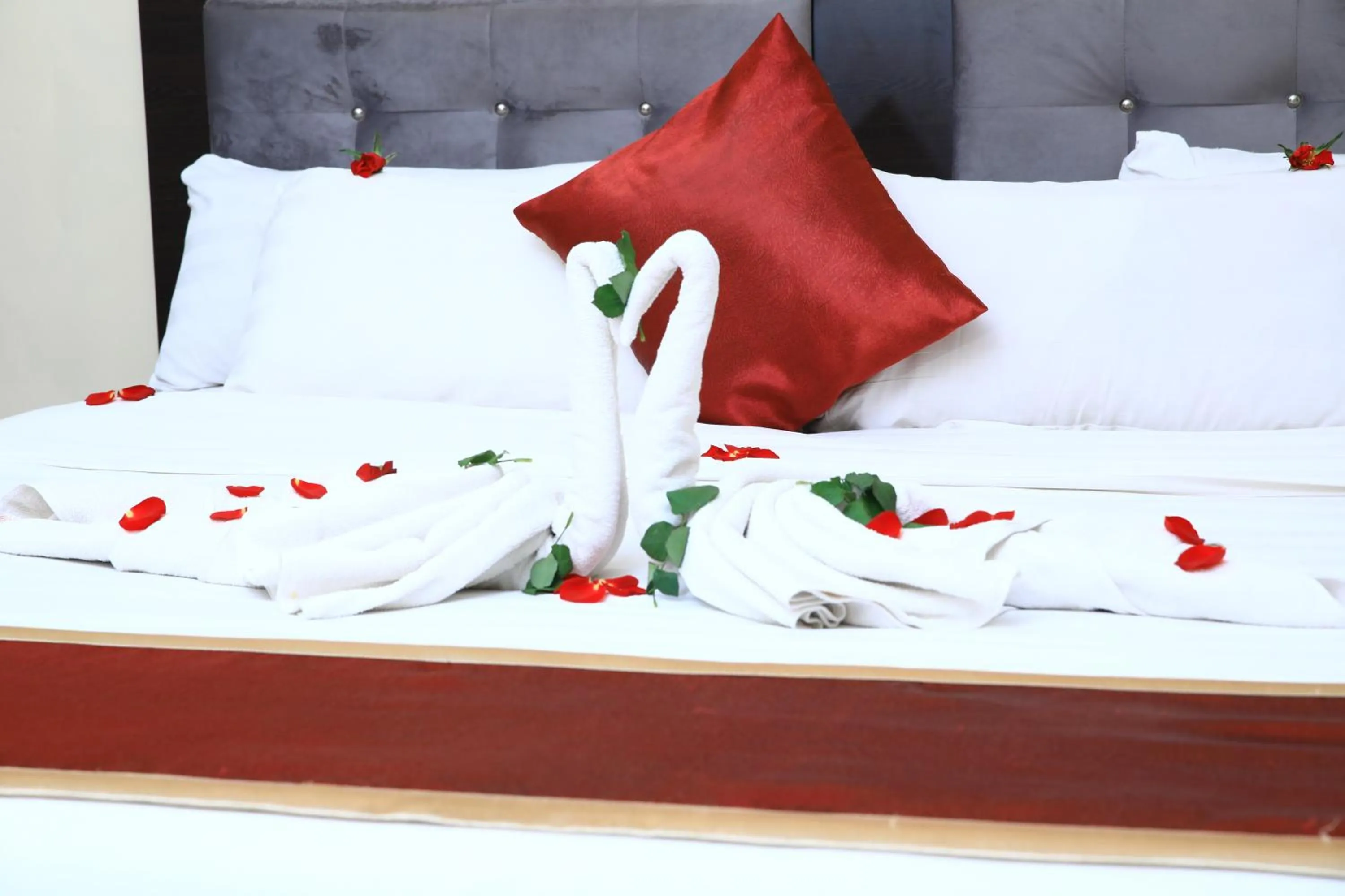 Bed in Lakemark Hotel and Tour Service Bahir Dar