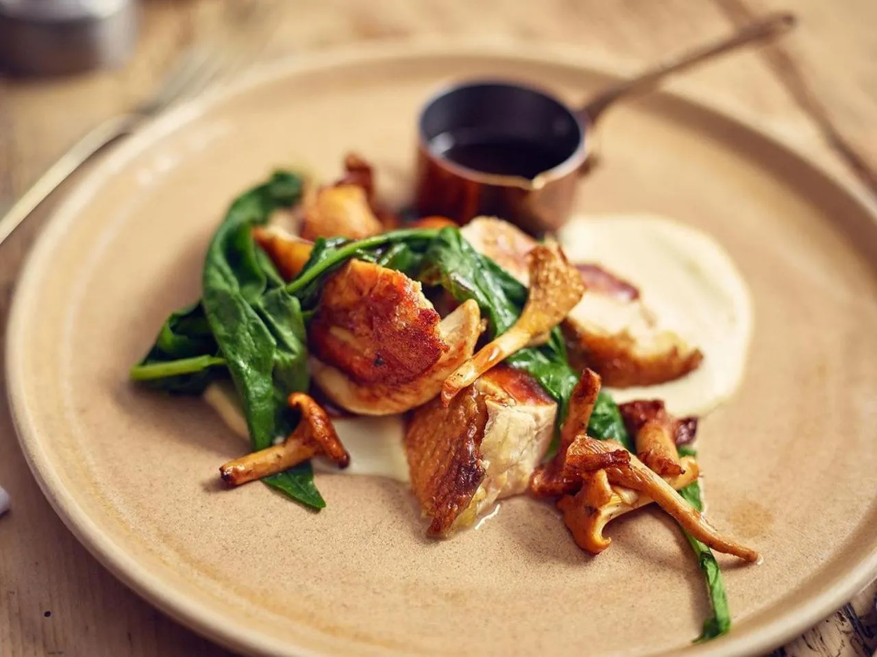 Food in Riverside Inn, Aymestrey