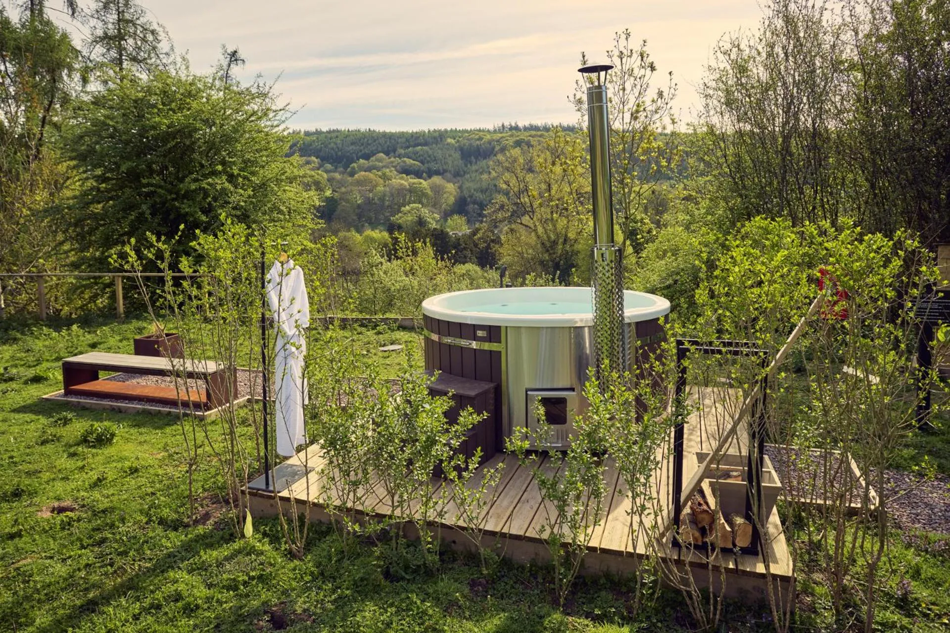 Hot Tub in Riverside Inn, Aymestrey