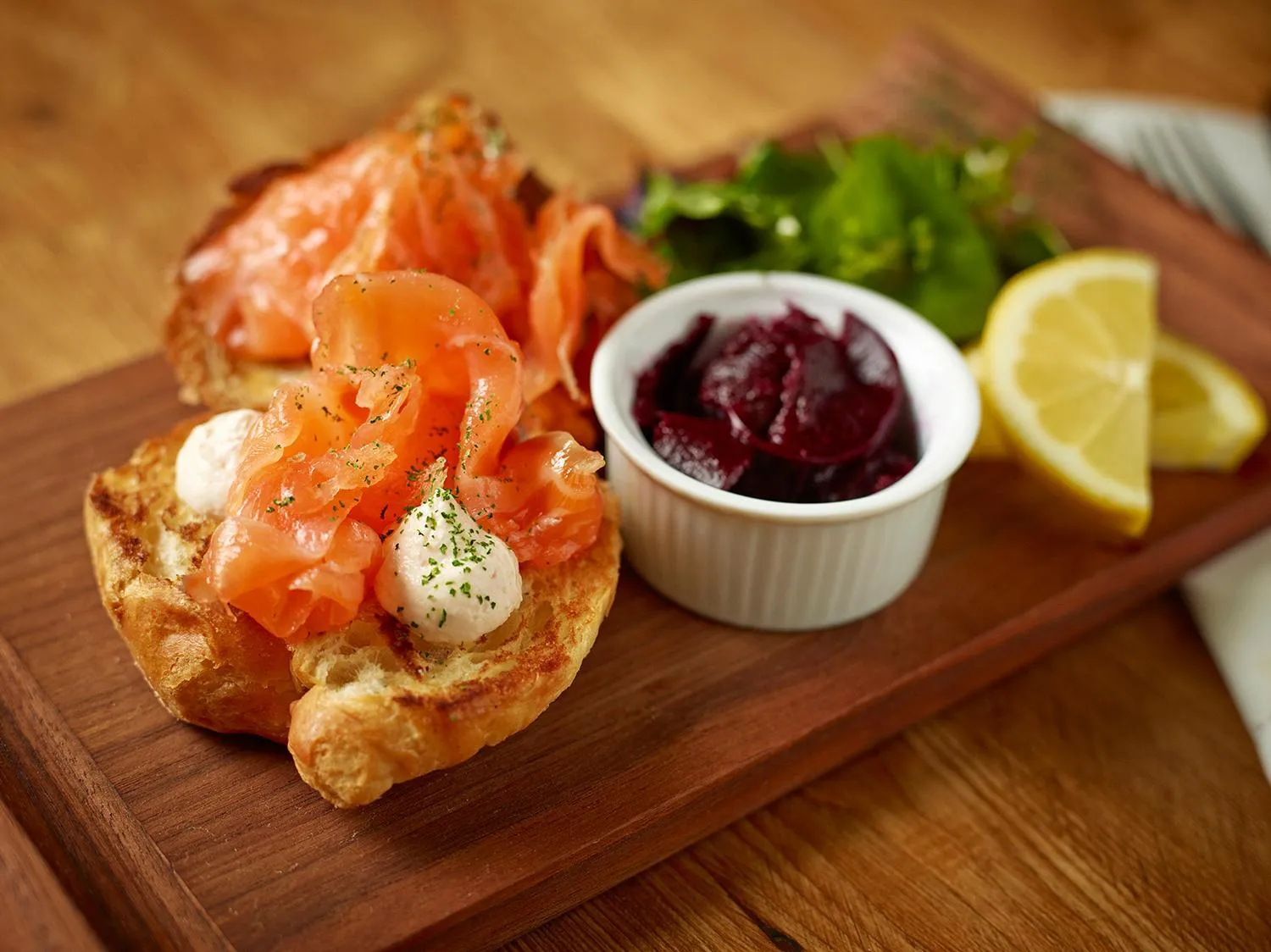 Food close-up in Riverside Inn, Aymestrey