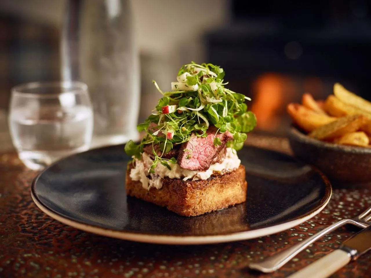 Lunch in Riverside Inn, Aymestrey