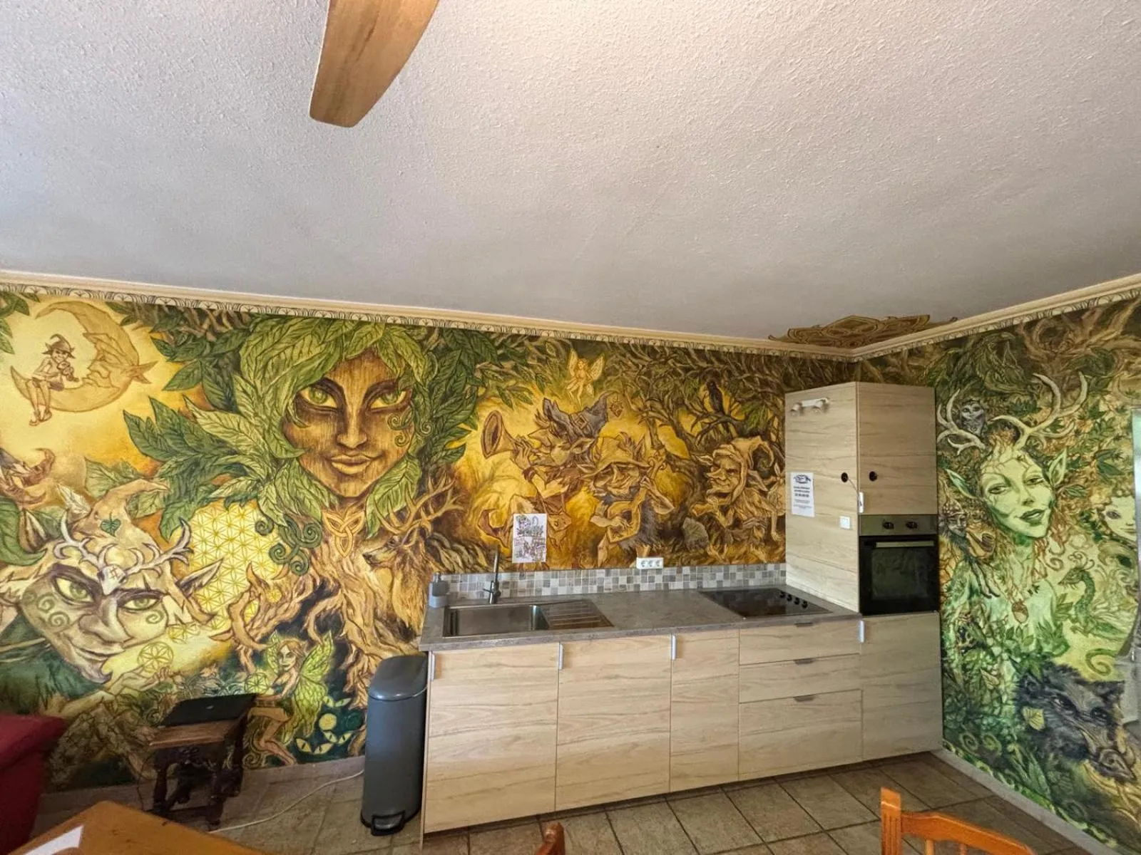 Kitchen or kitchenette in Hostel Los Duendes del Sur