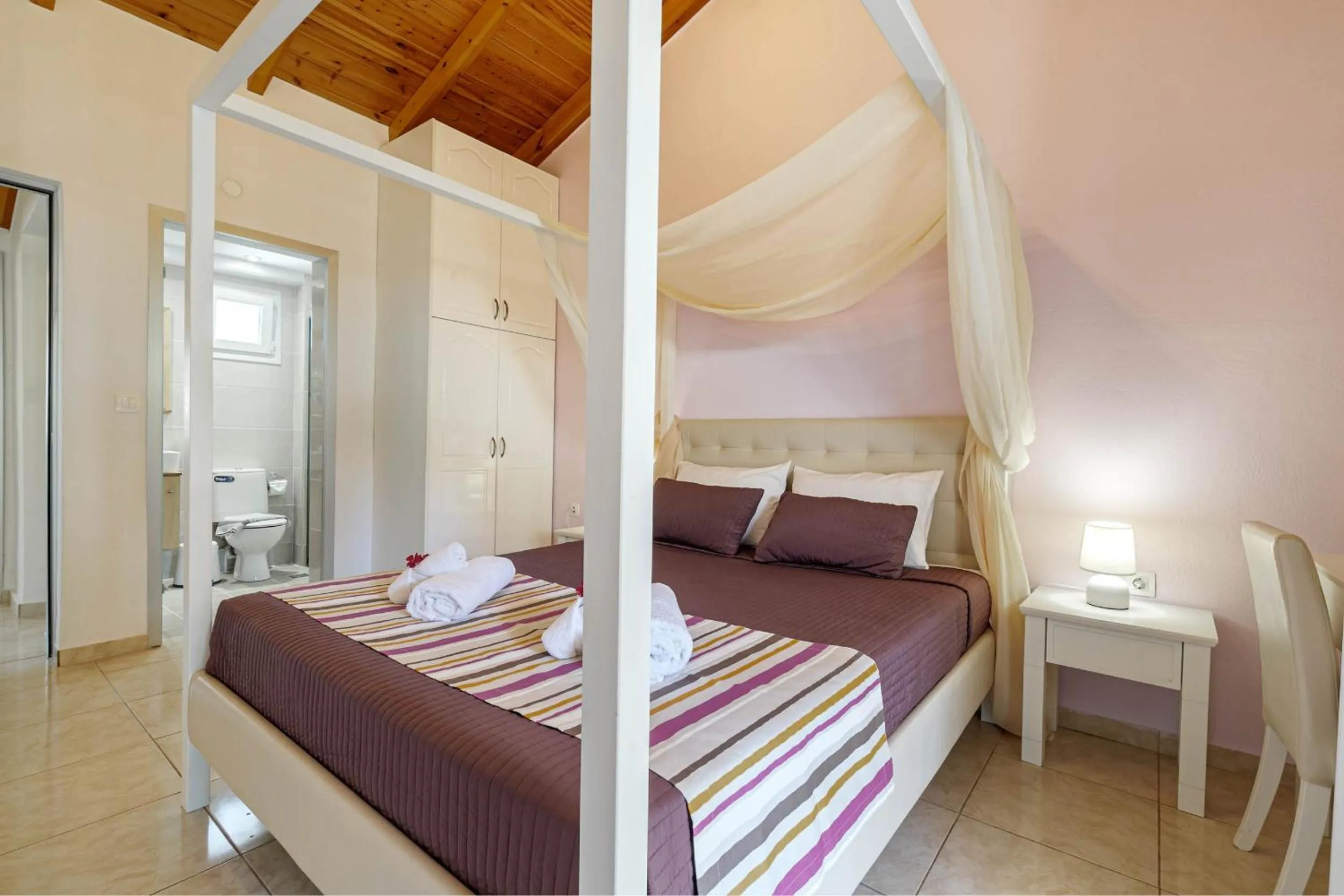 Bed in Palapart Gikas House